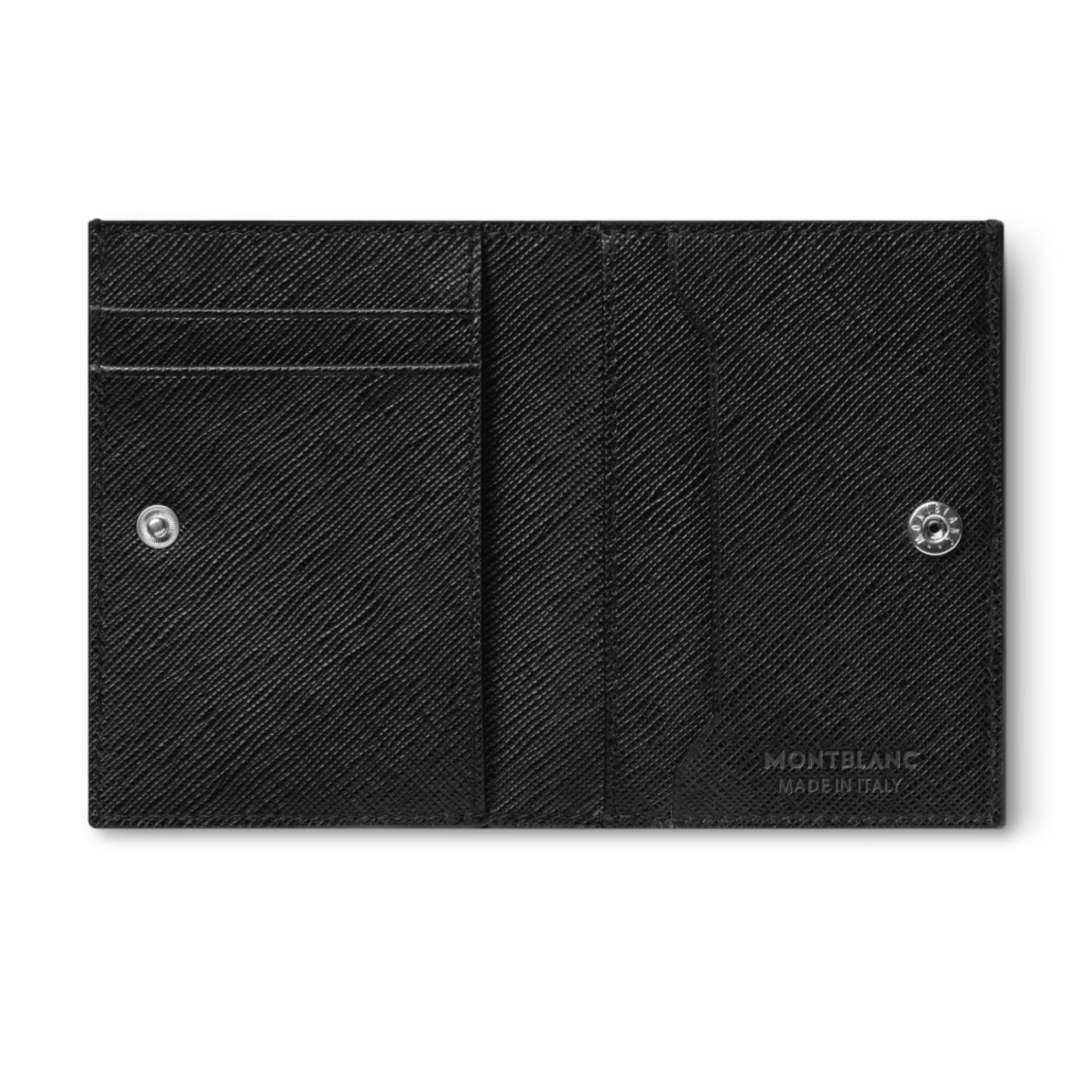 Sartorial Black Mini Wallet 4cc