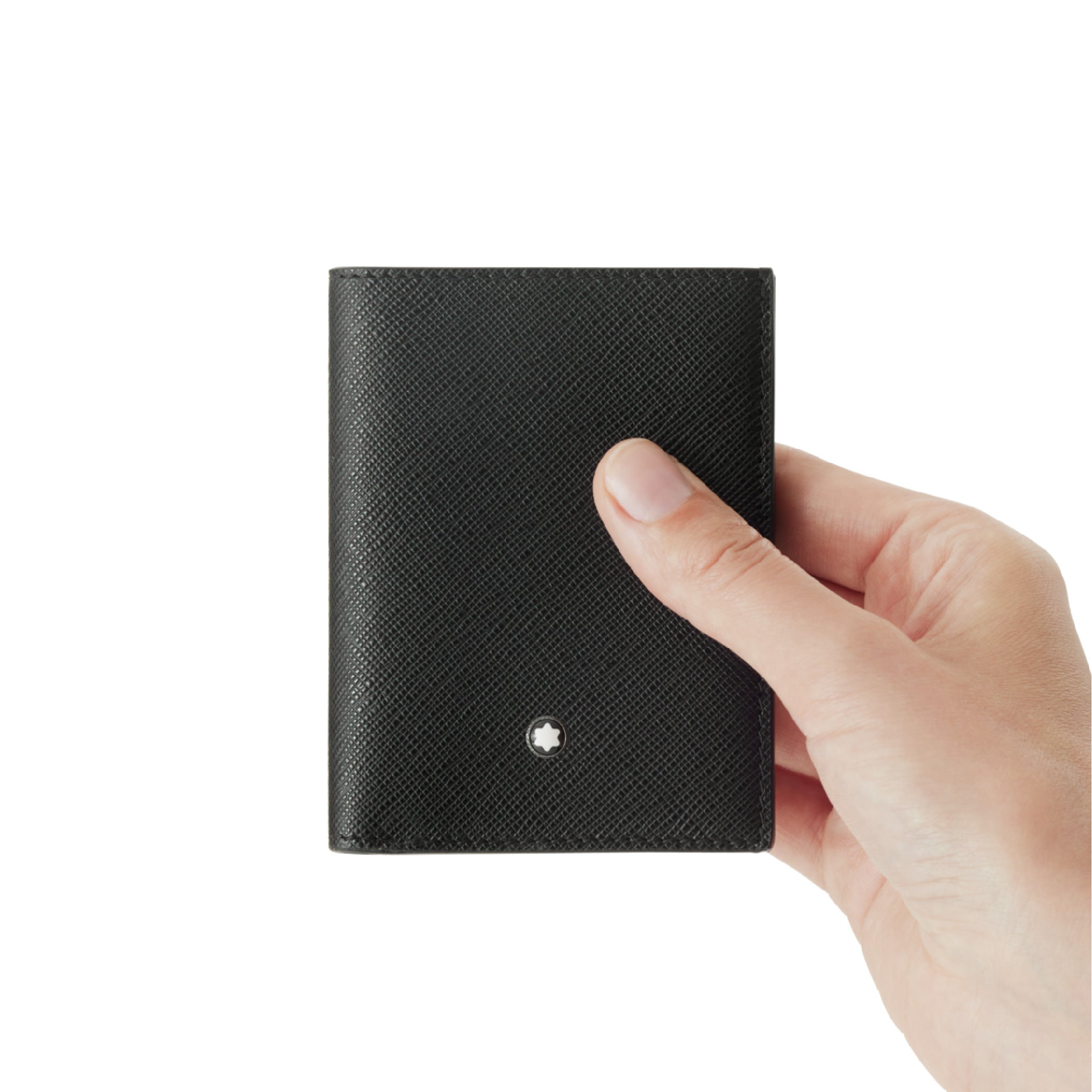 Sartorial Black Mini Wallet 4cc