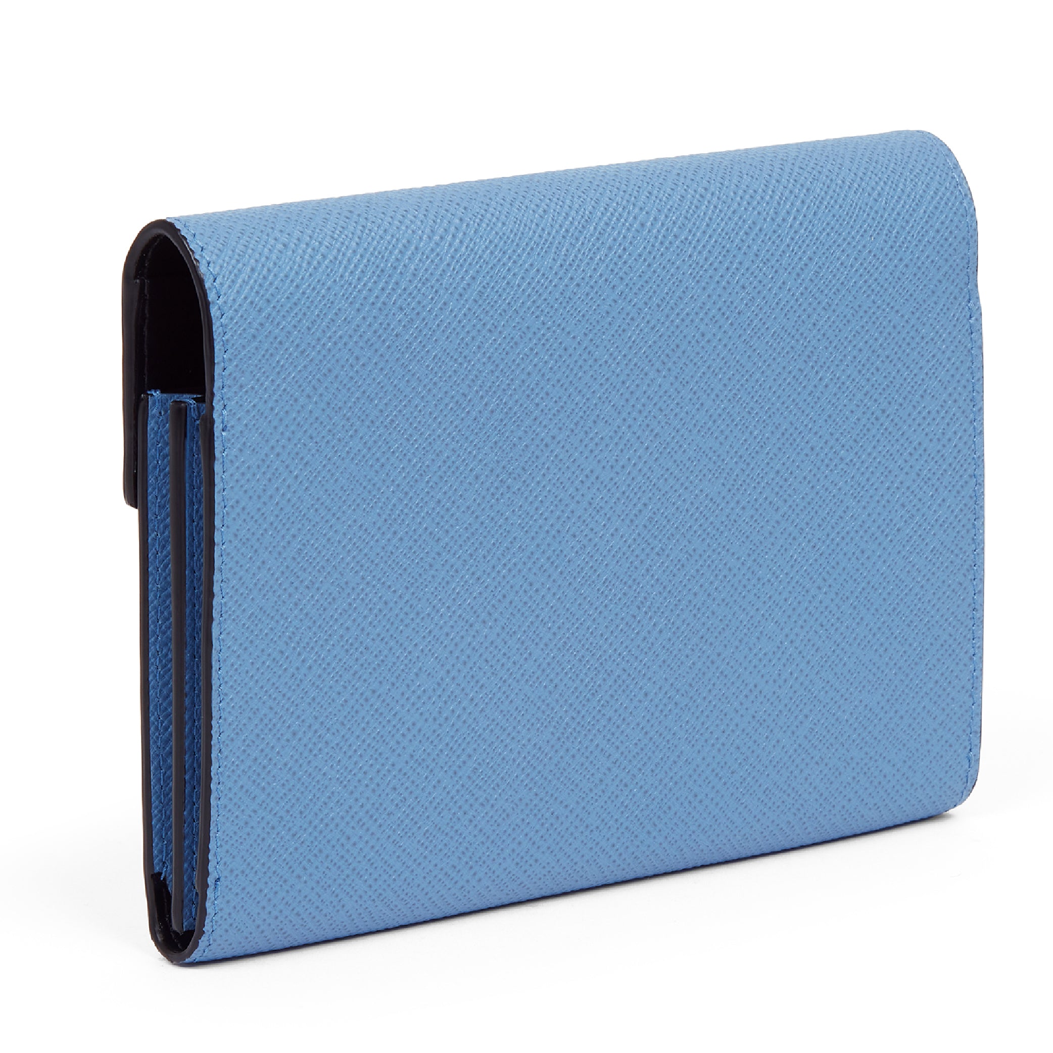 Slim Stationery Holder in Nile Blue Panama