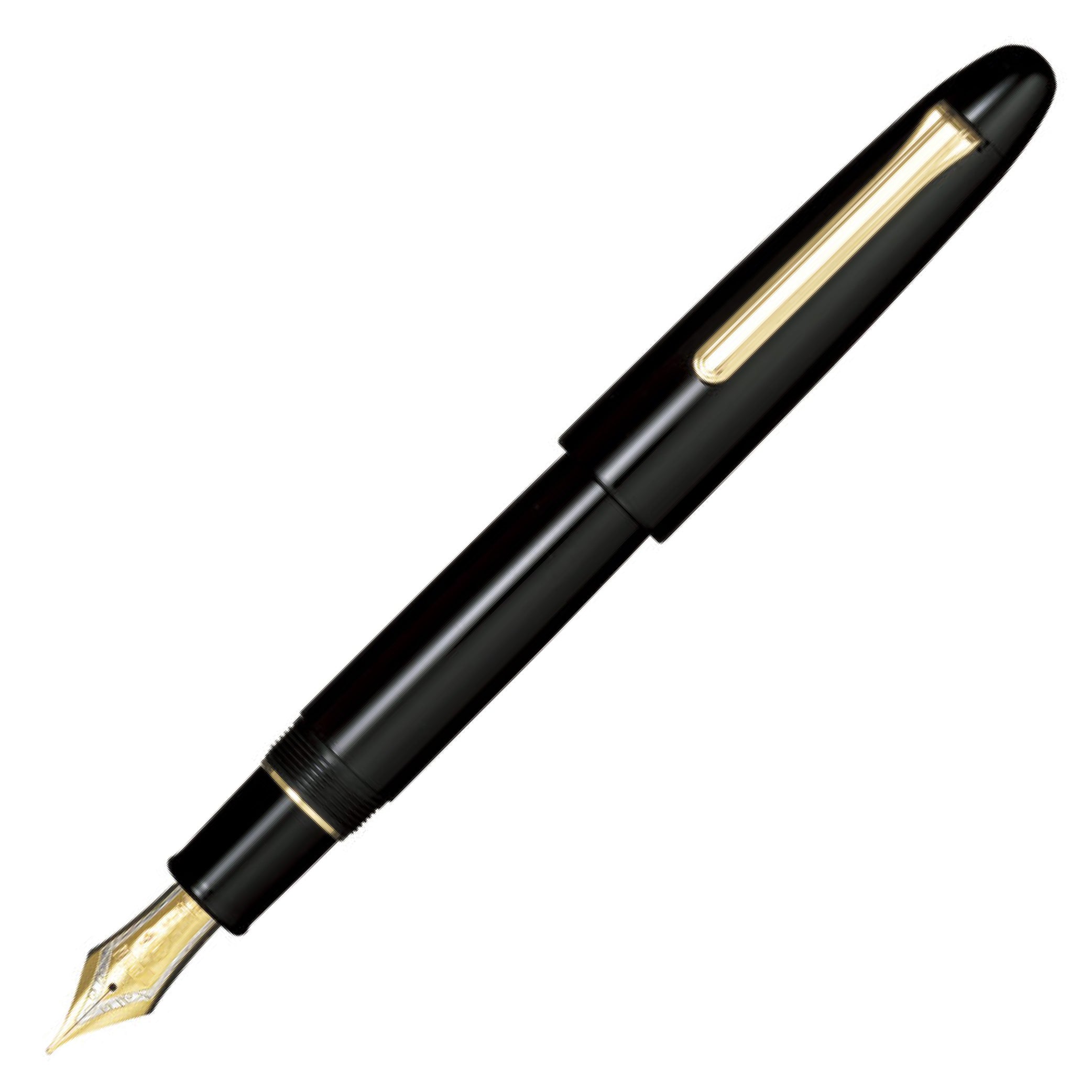 King of Pen Ebonite Gold Trim Fountain Pen