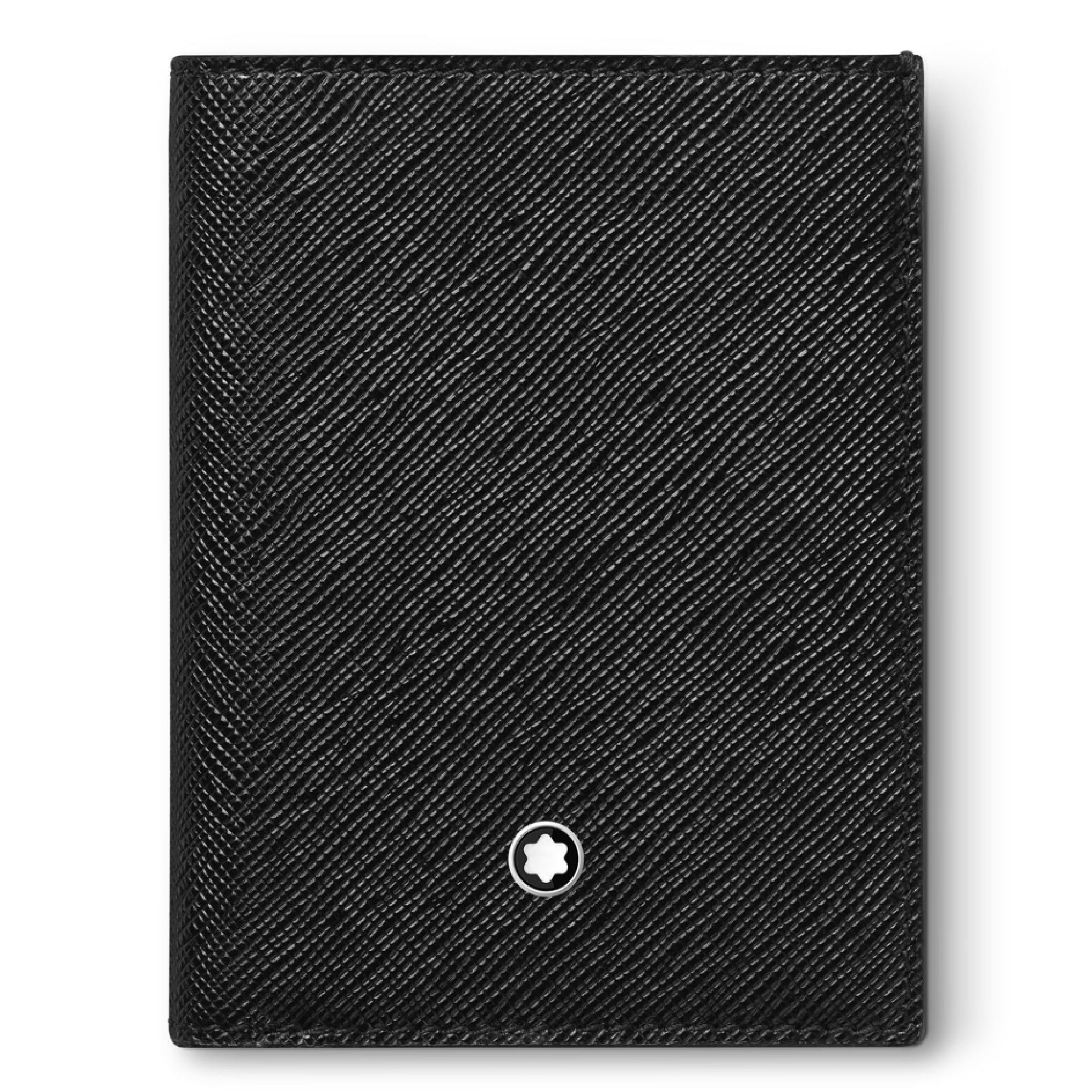 Sartorial Black Mini Wallet 4cc