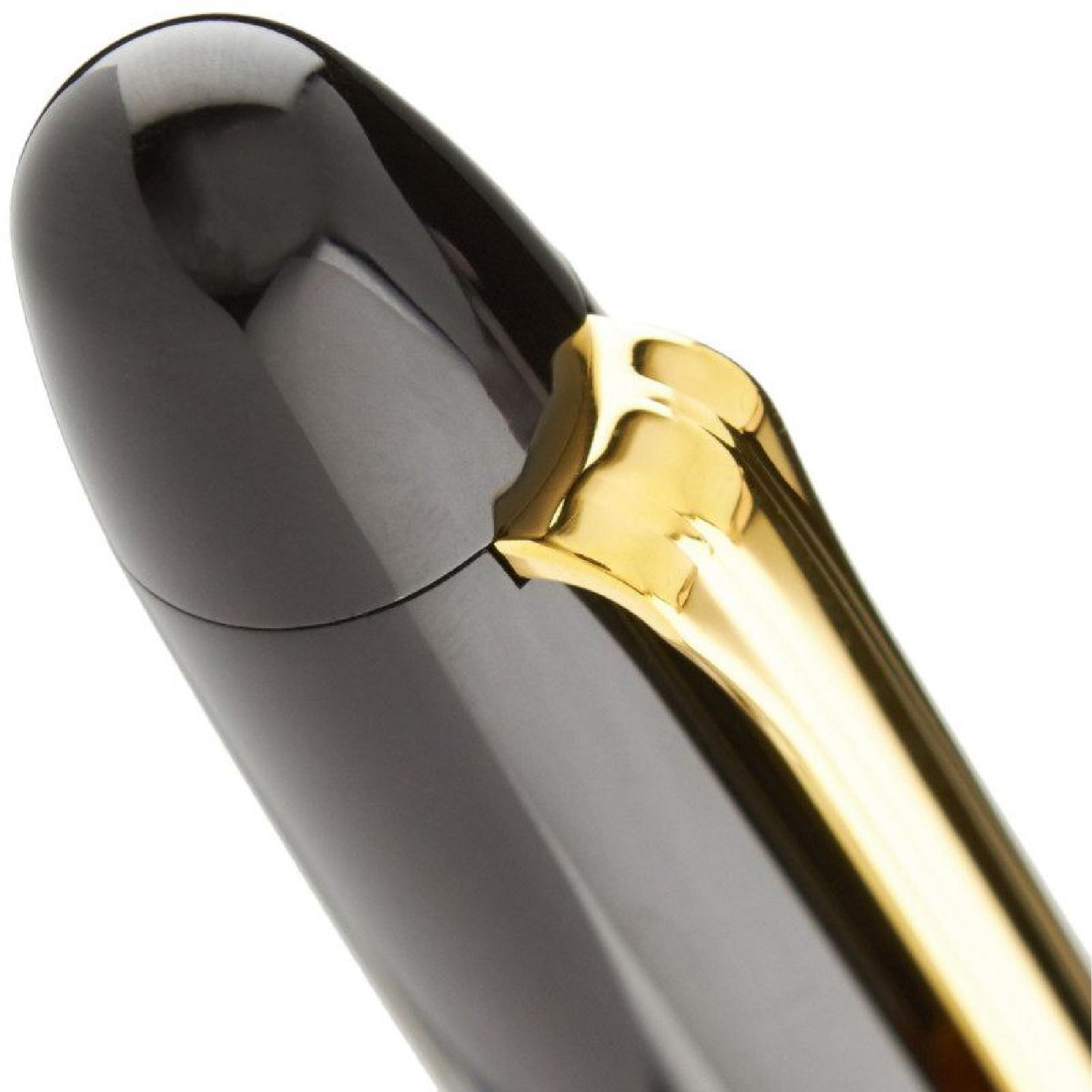 King of Pen Ebonite Gold Trim Fountain Pen