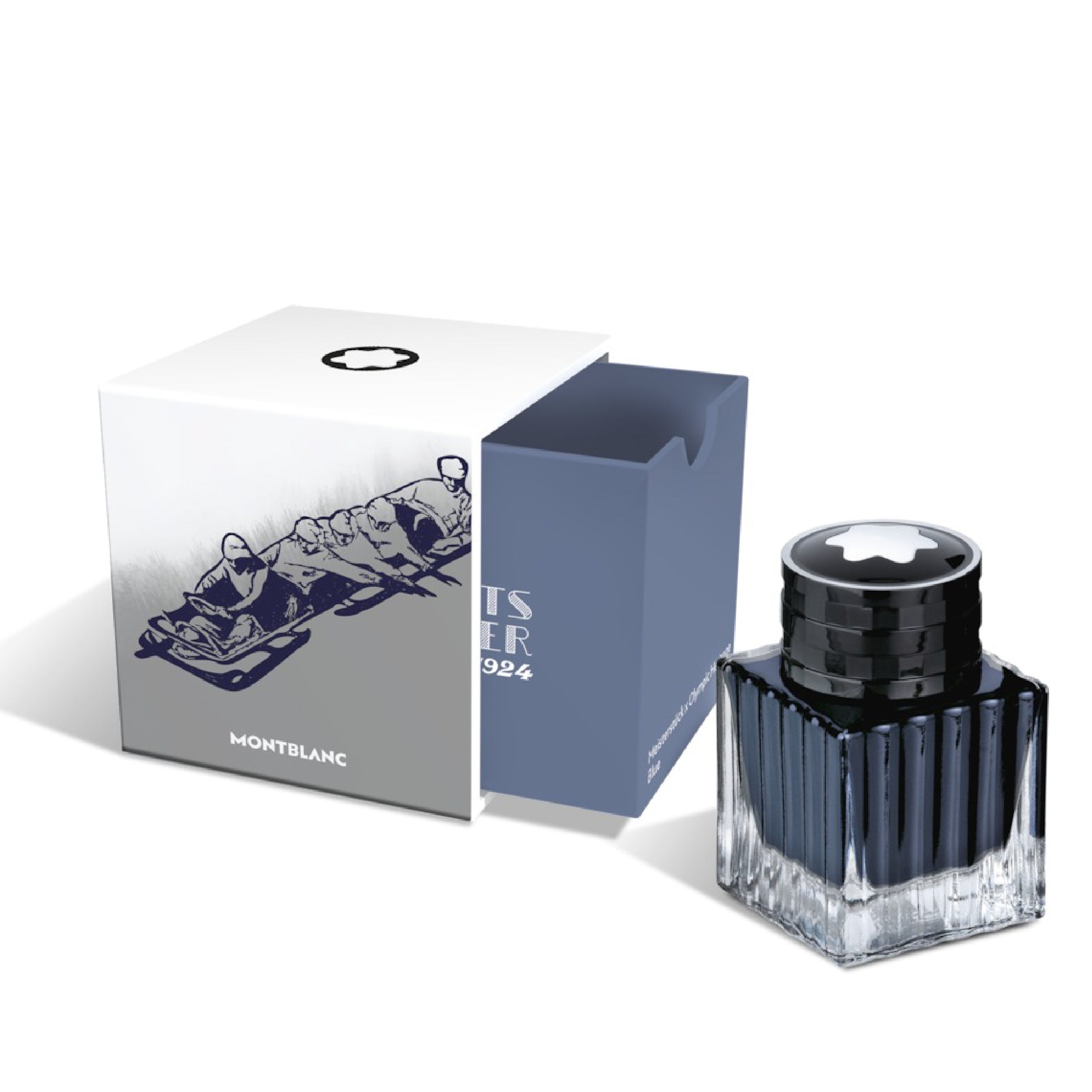 Meisterstück x Olympic Heritage Chamonix 1924 Ink Bottle Blue, 50ml