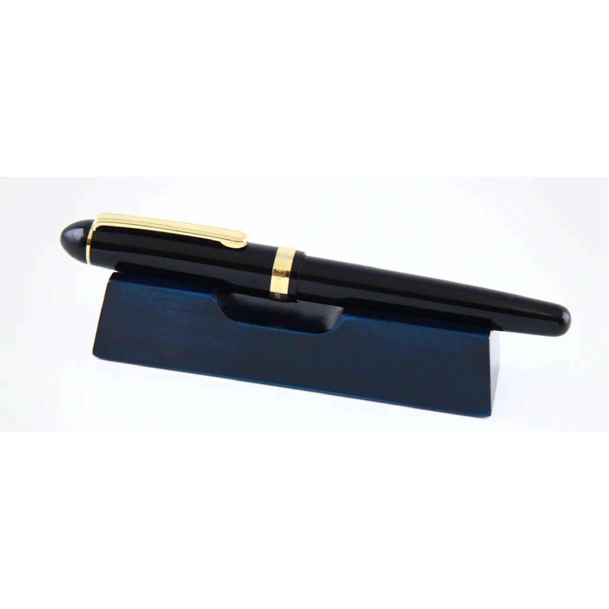 Wooden 1 Pen Rest Blue