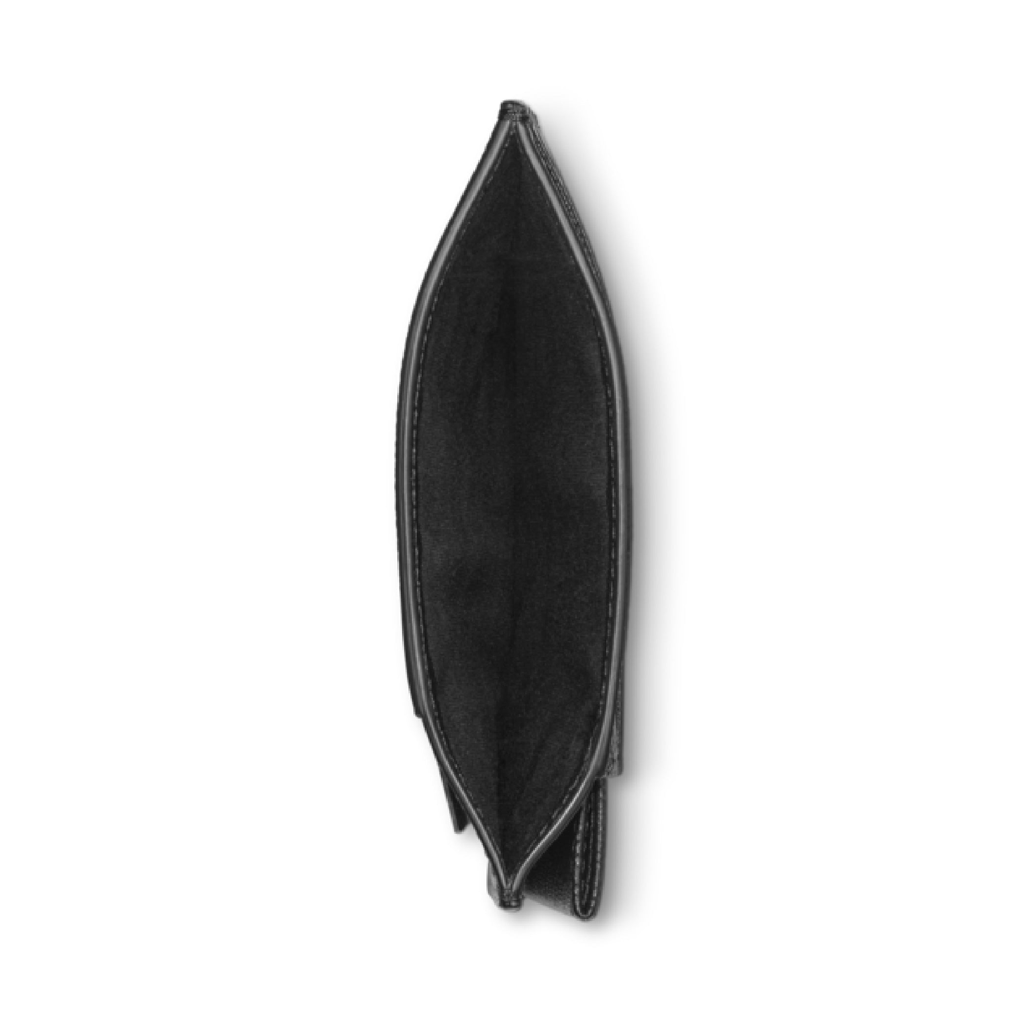 Sartorial Black Card Holder 4cc With ID Card Holder