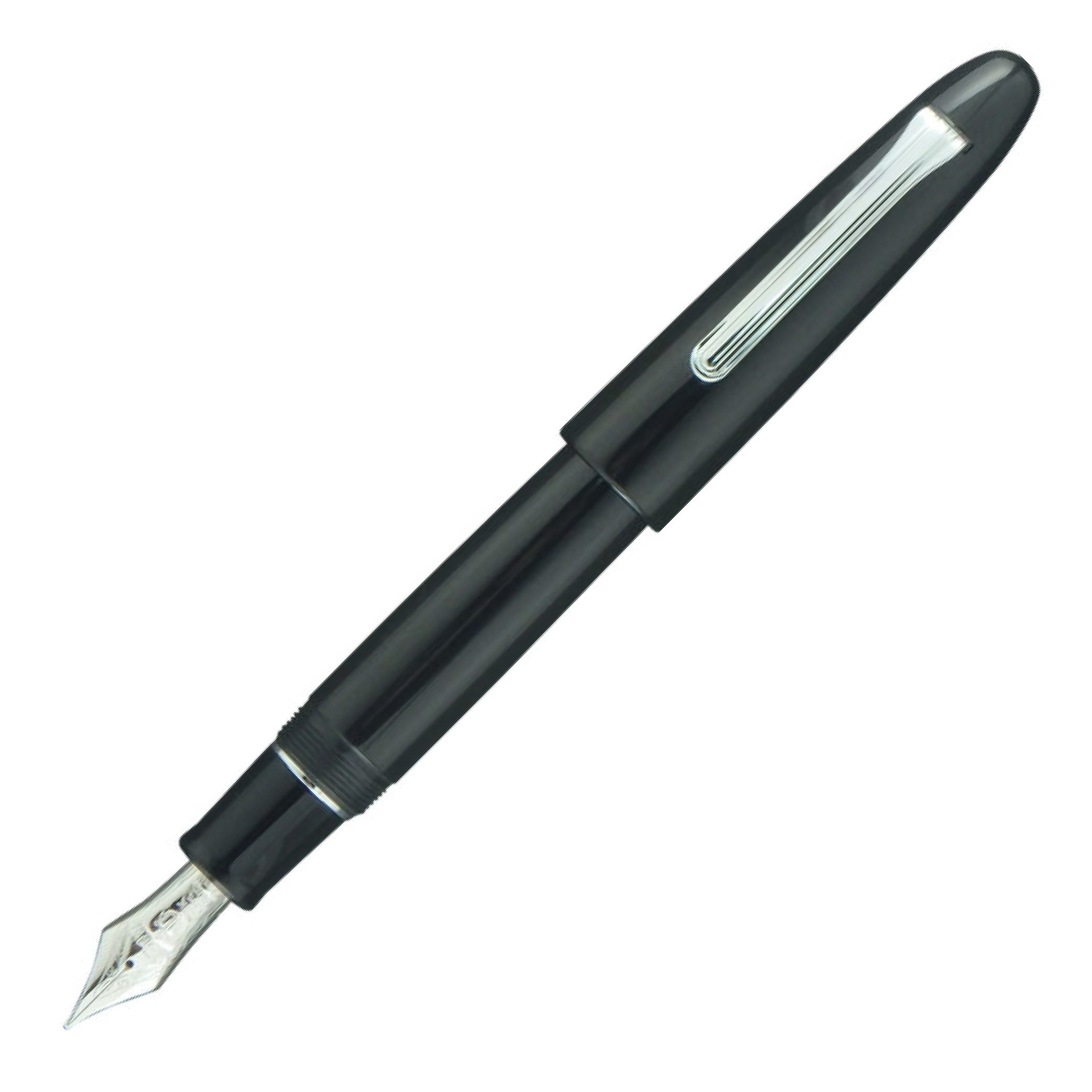 King of Pen Ebonite Silver Trim Fountain Pen