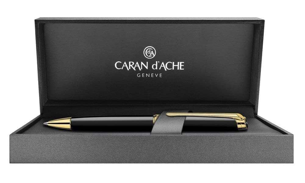 Leman Ebony Black Gold Ballpoint