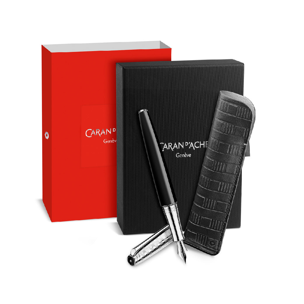 Leman Damier Black Special Edition Fountain Pen Set