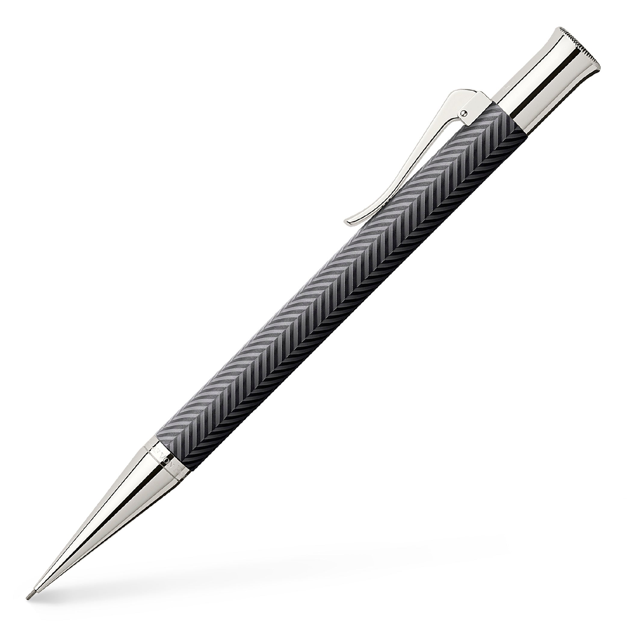 Guilloche Ciselé Anthracite Propelling Pencil