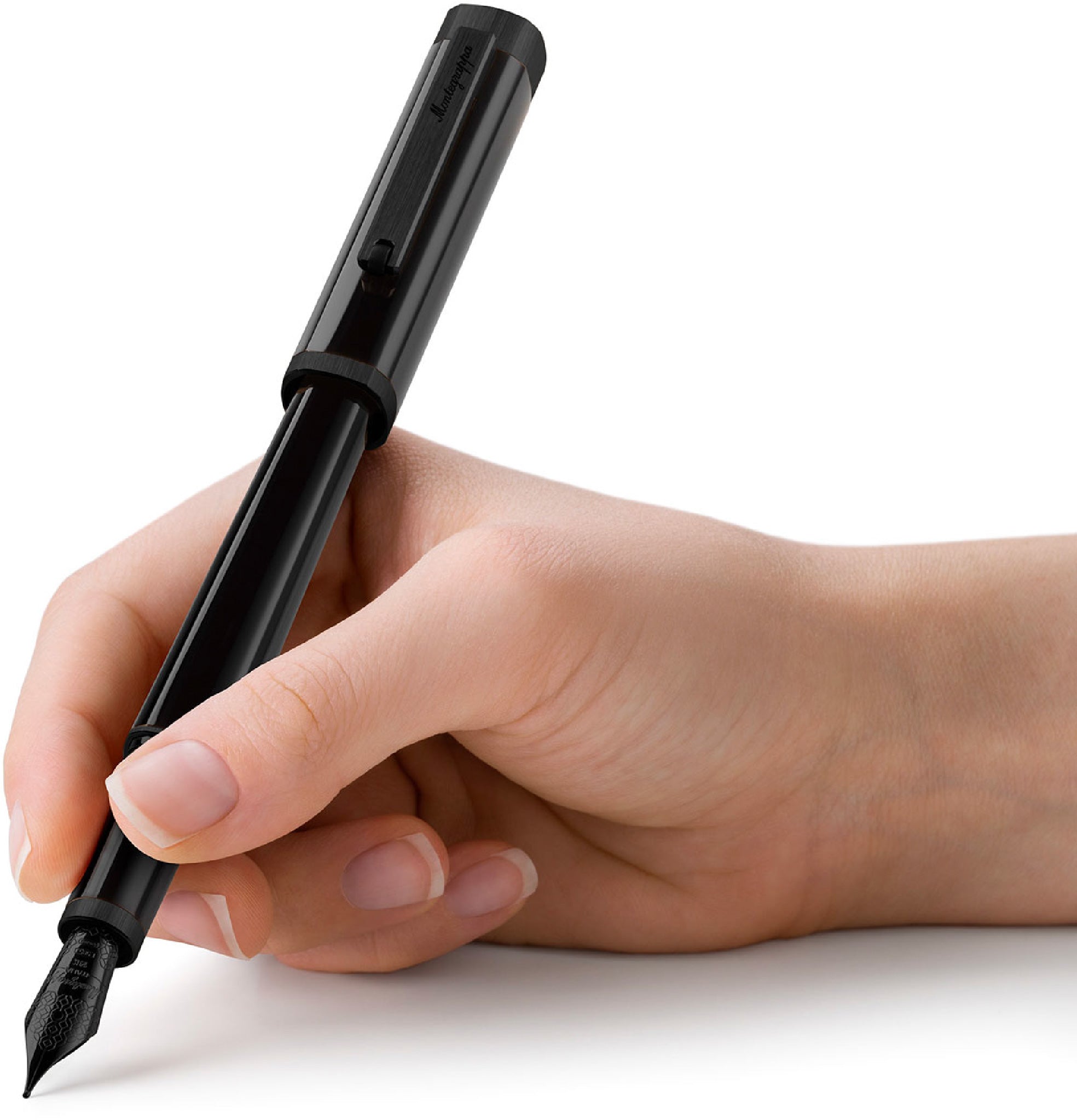MONTEGRAPPA Quattro Ultra Black Fountain Pen