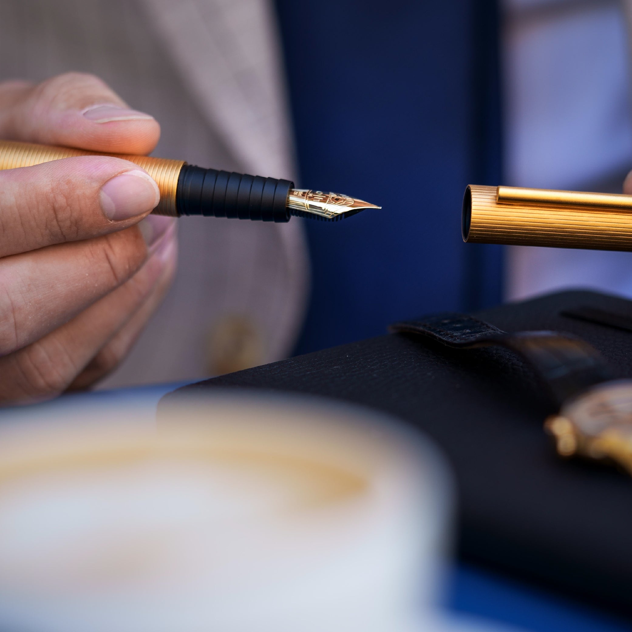 design08 Gold Fountain Pen