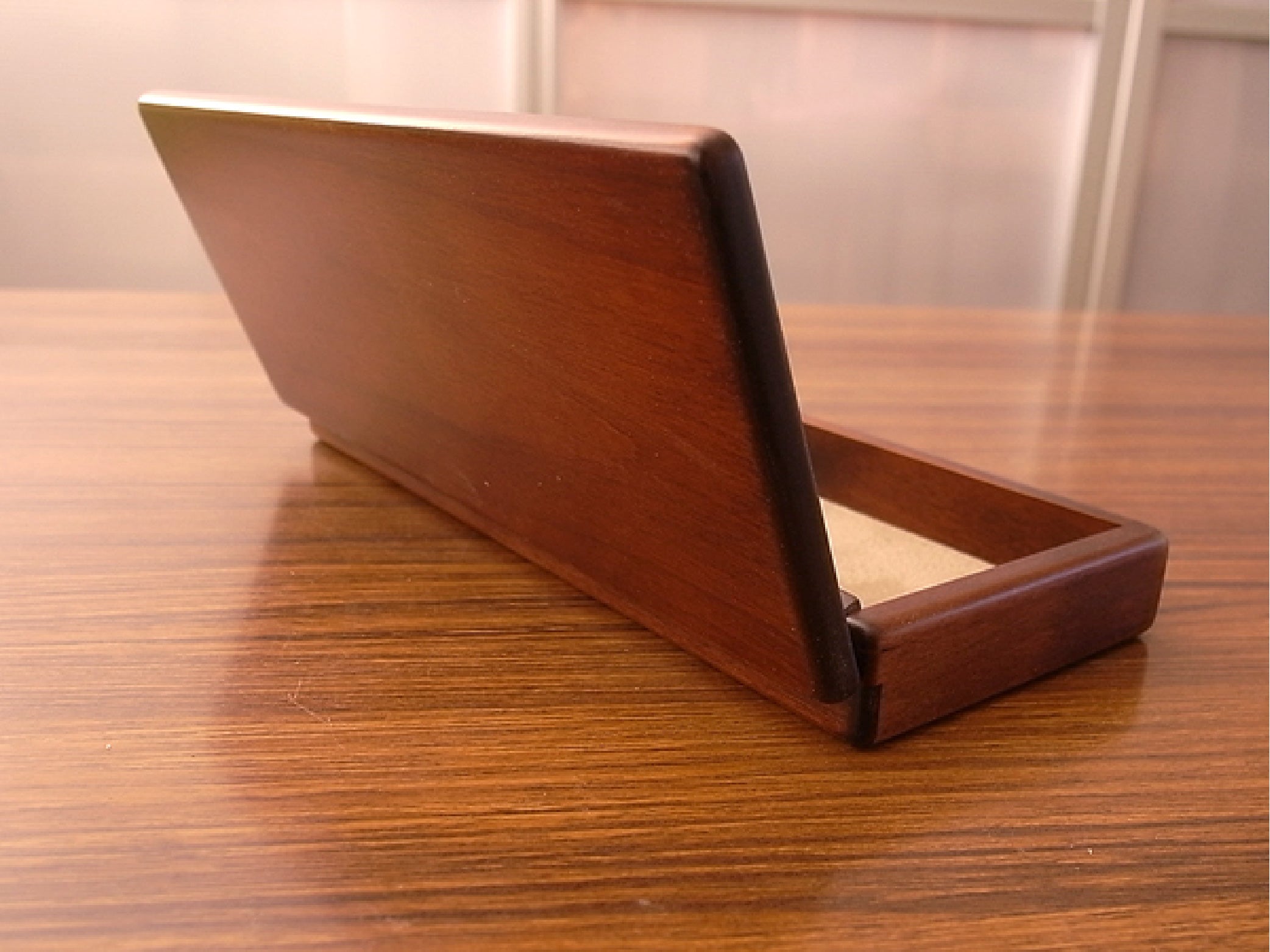 Wooden Pen Case Brown