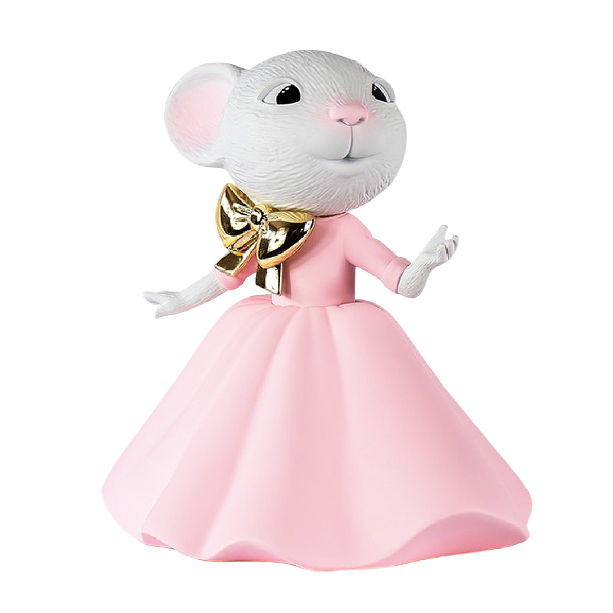 Claris The Mouse x Megan Hess, Pink & Gold Limited Edition - 22 CM