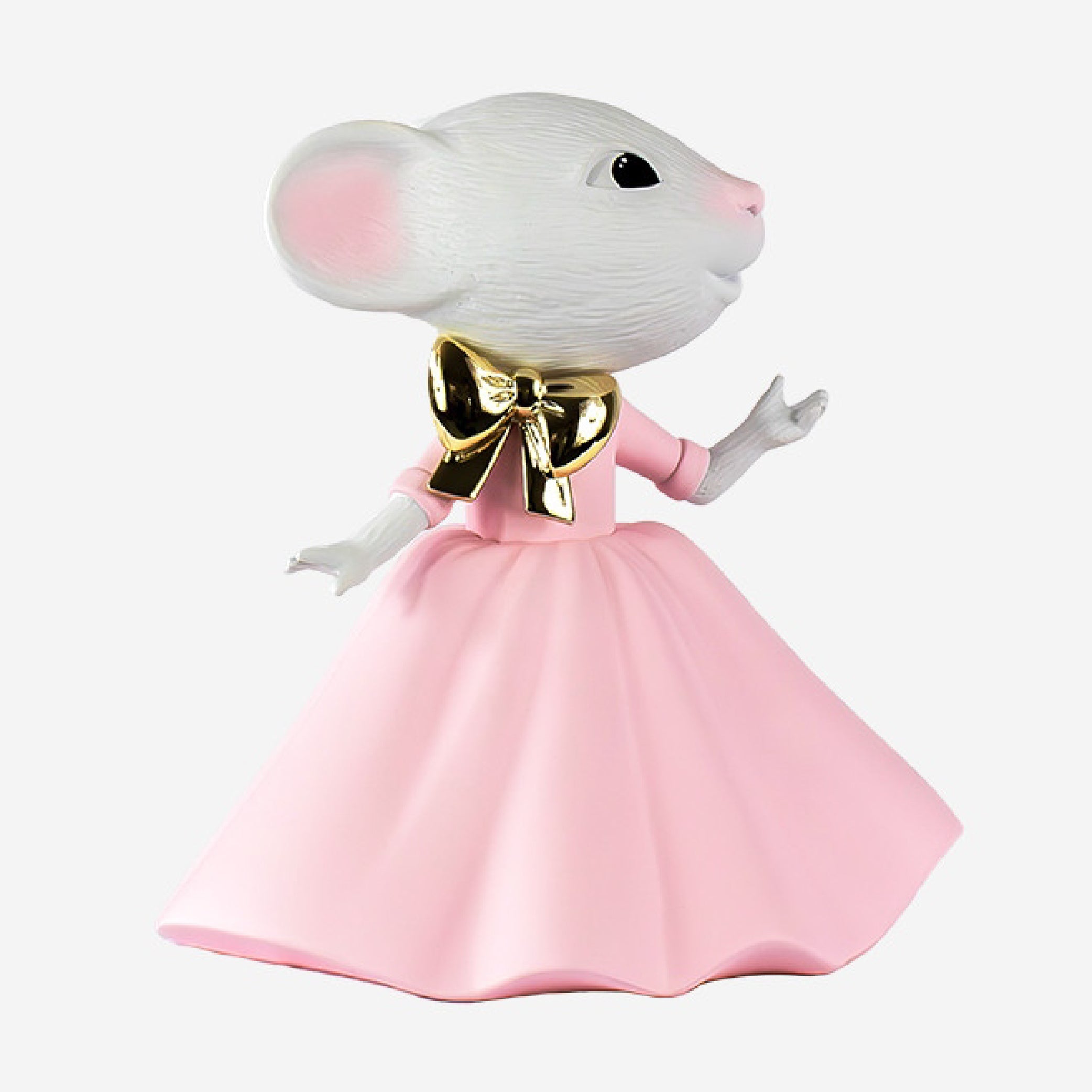 Claris The Mouse x Megan Hess, Pink & Gold Limited Edition - 22 CM
