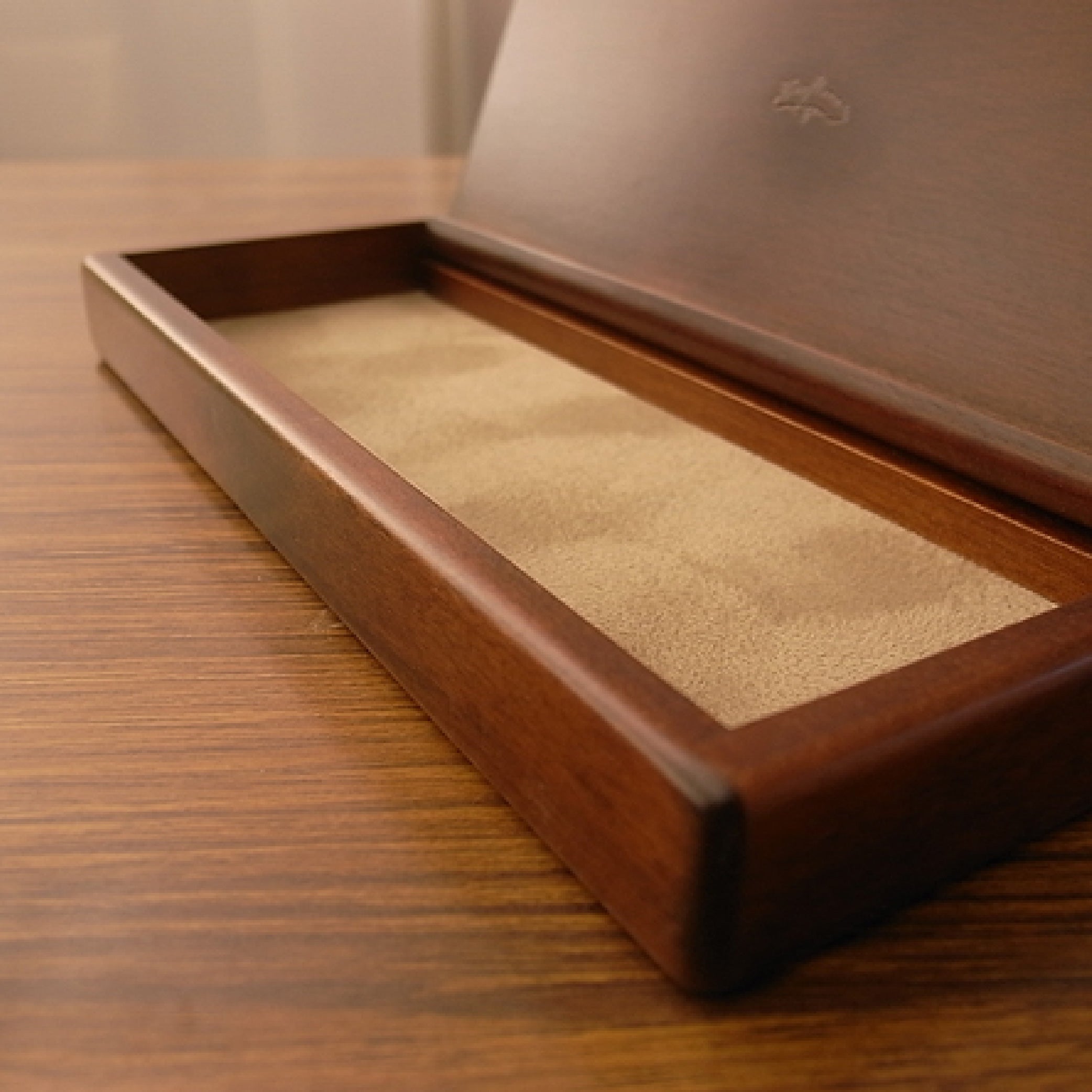 Wooden Pen Case Brown