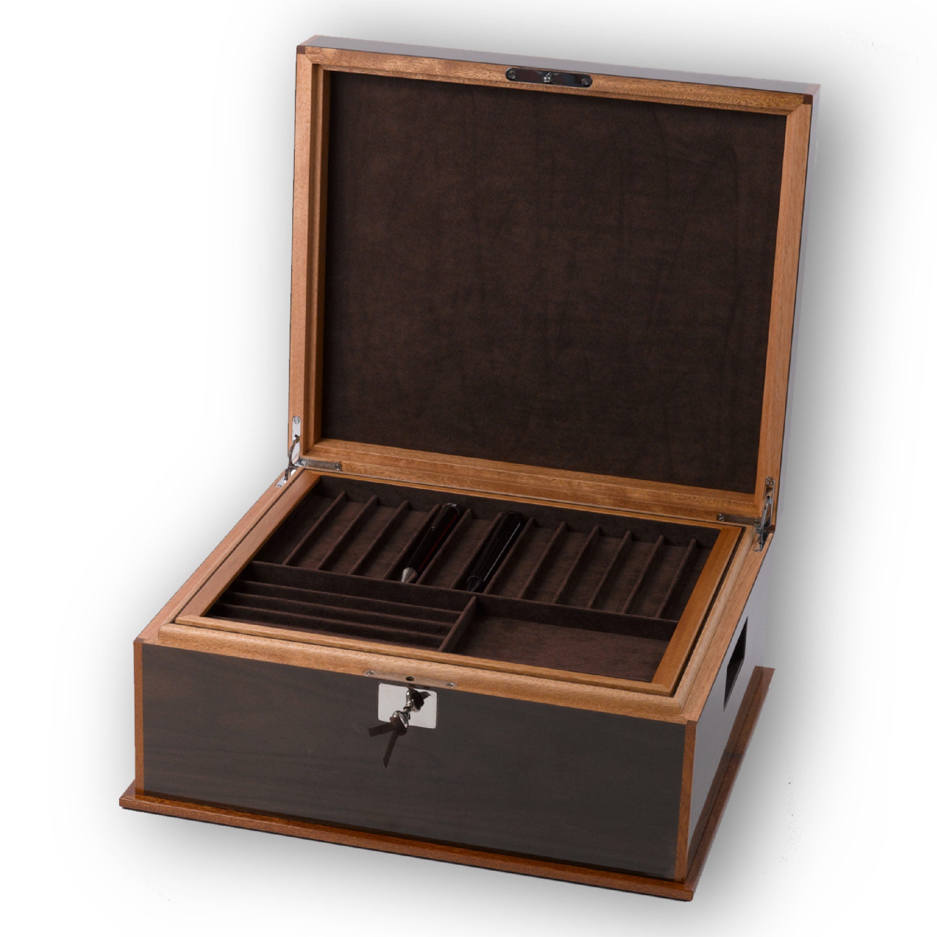 NALDI-ITALY Luxury Pen Box for 79 Pens Crazy Horses