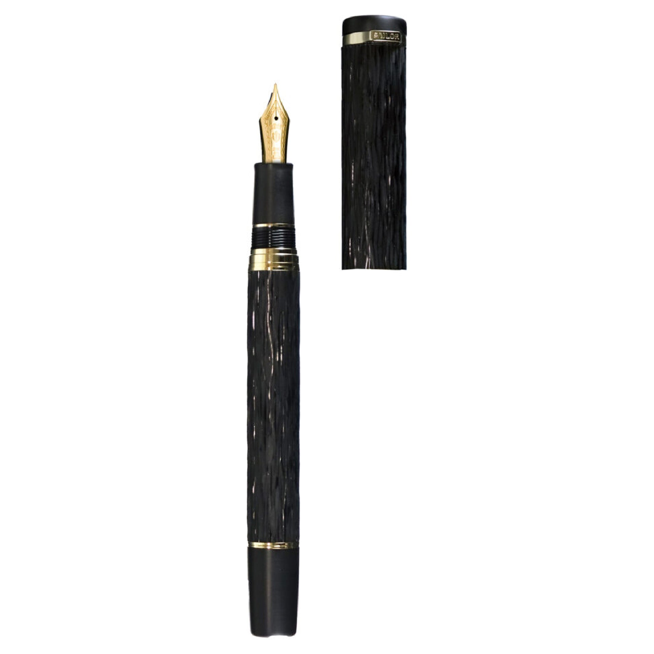 Ebonite Sculpture "Yokaze" Night Breeze Fountain Pen