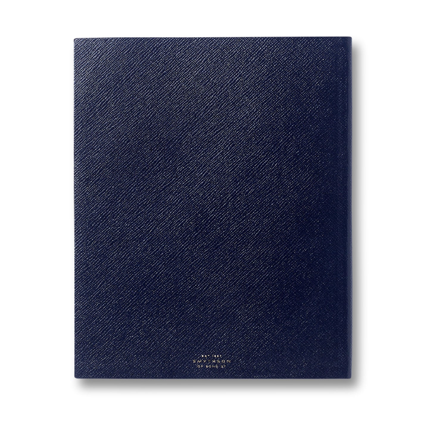 Plain Paged Portobello Notebook in Navy Panama