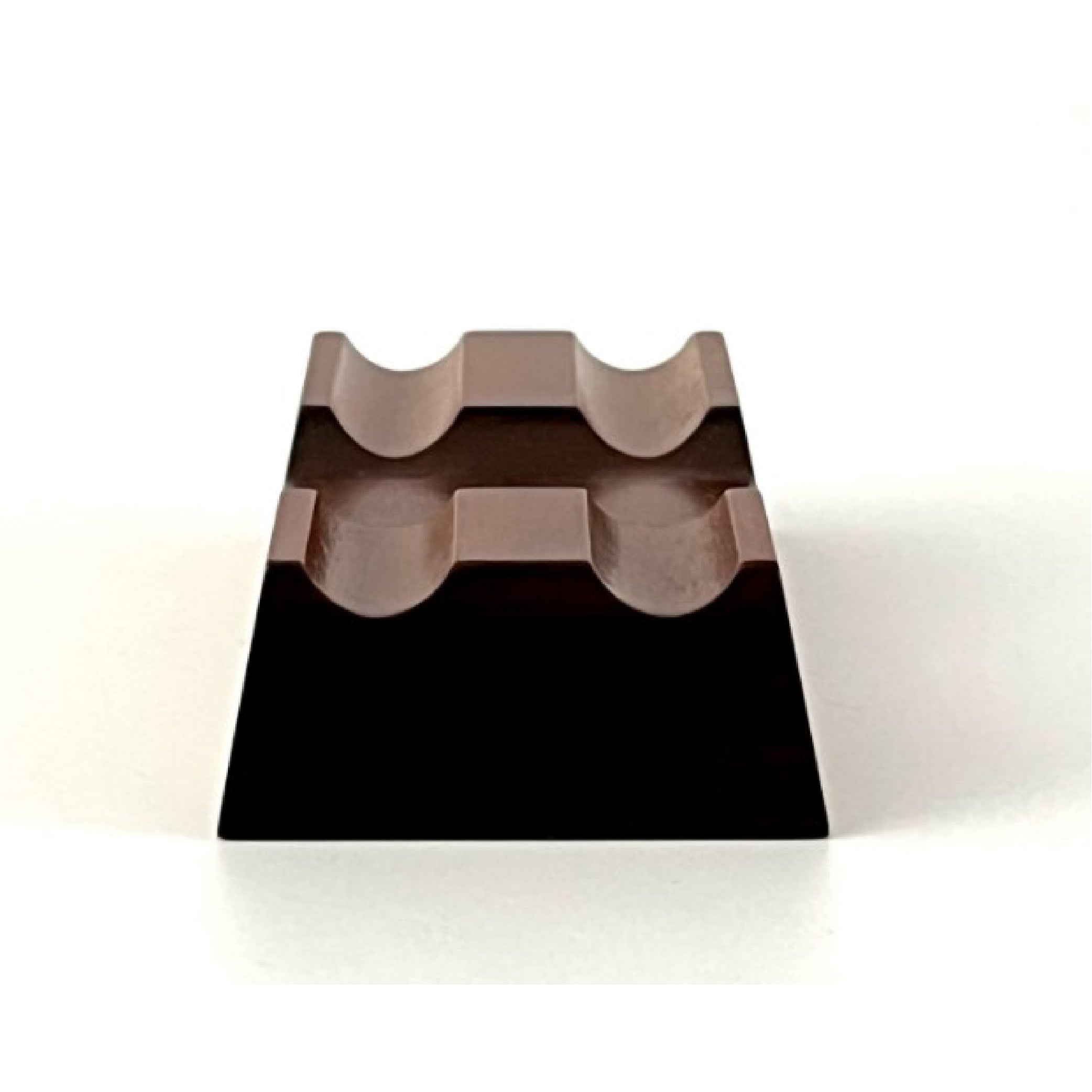 Wooden 2 Pen Rest Brown