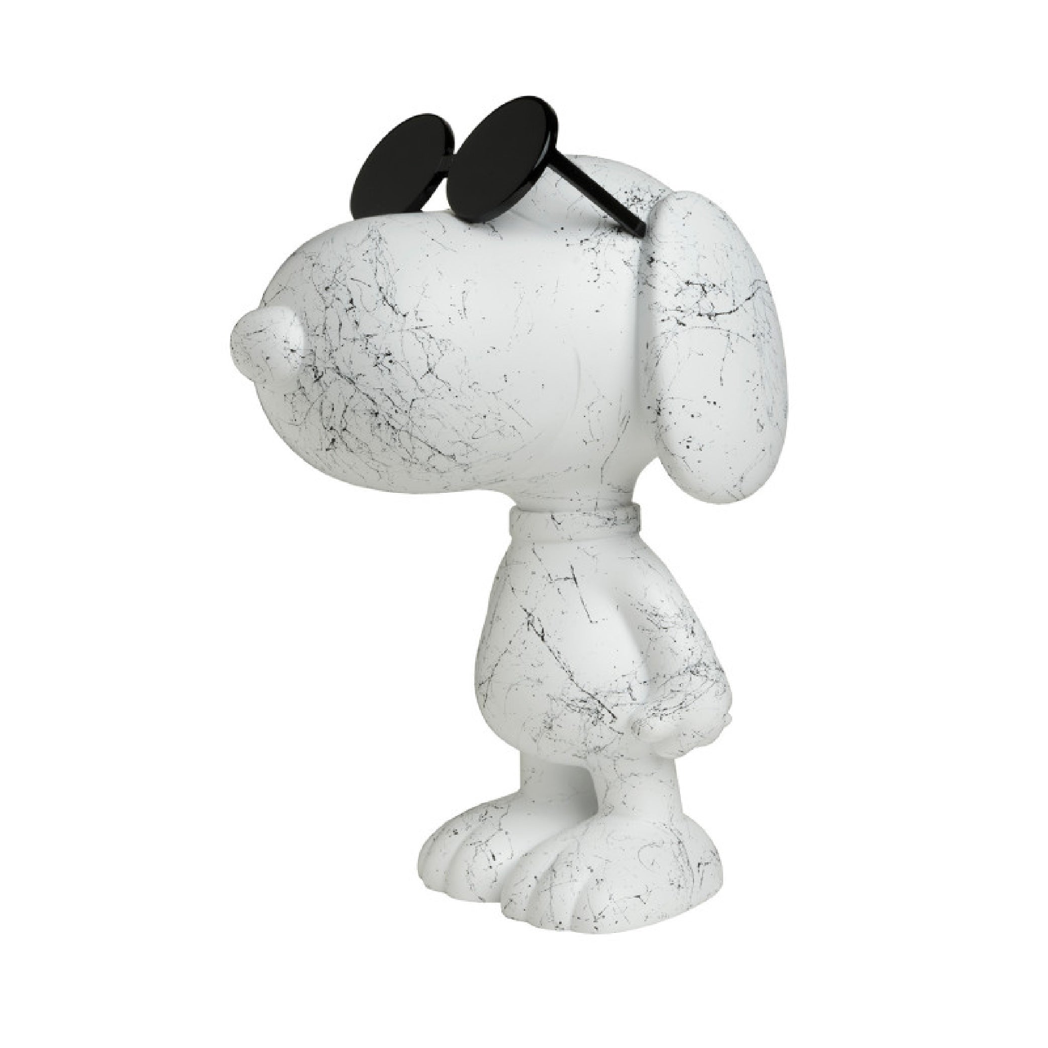 Snoopy Sun Graf White & Glossy Black