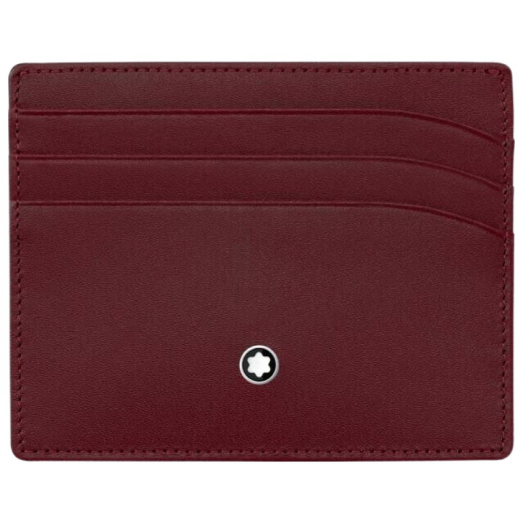 Meisterstück Pocket Card Holder 6cc Burgundy