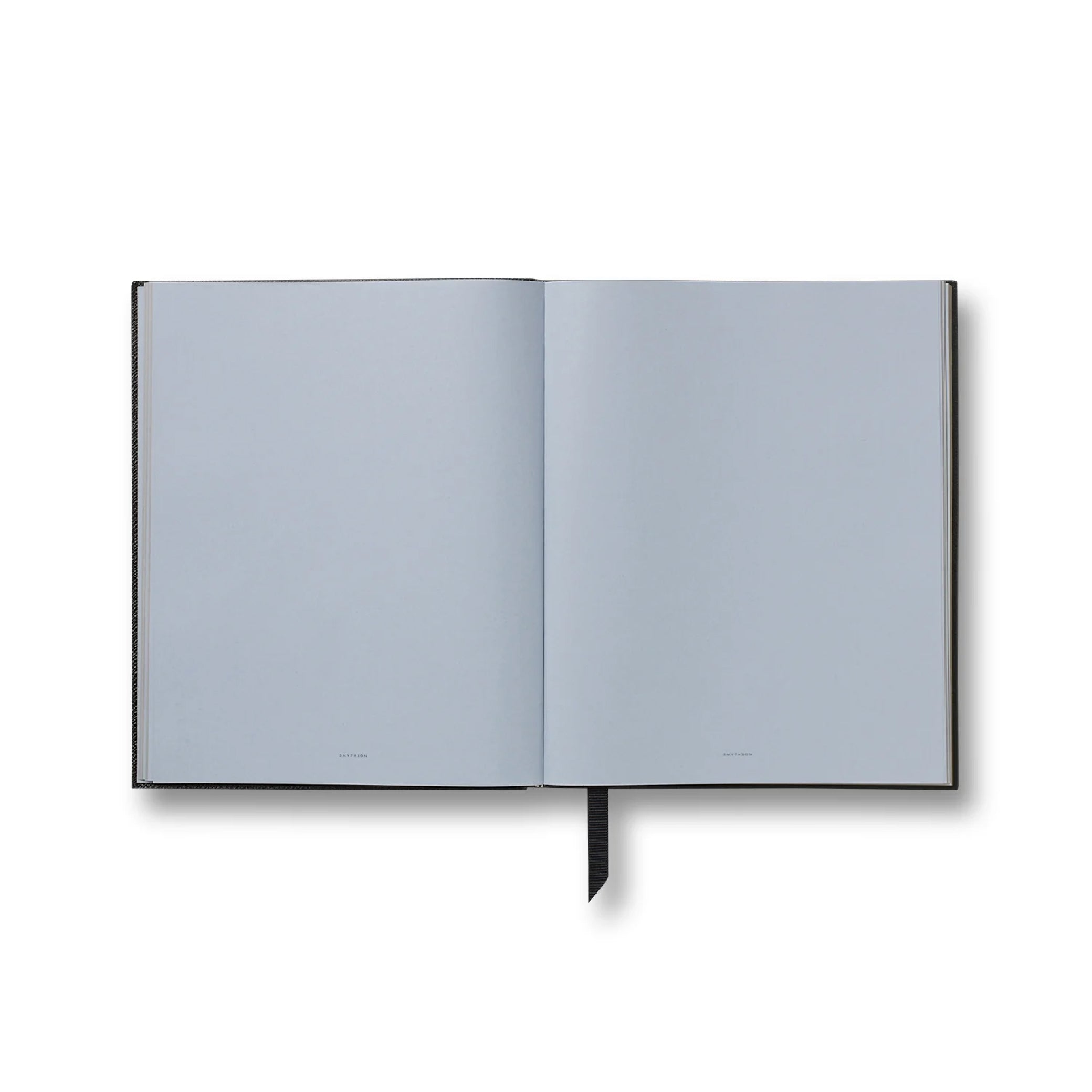 Plain Paged Portobello Notebook in Black Panama