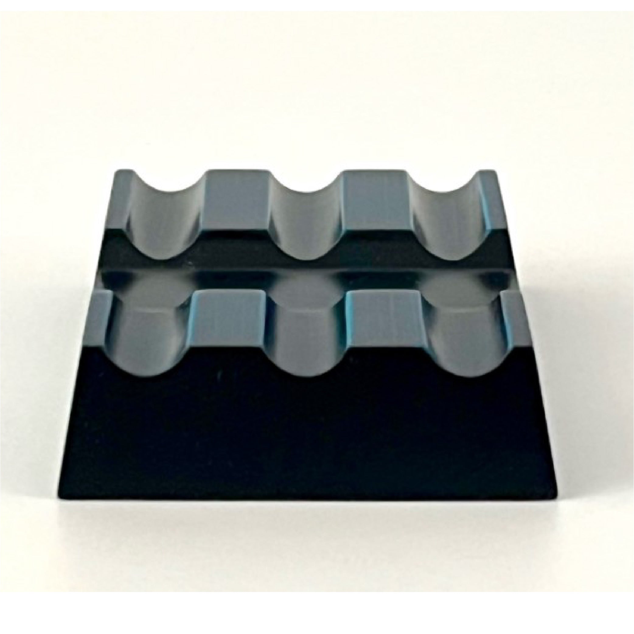 Wooden 3 Pen Rest Blue