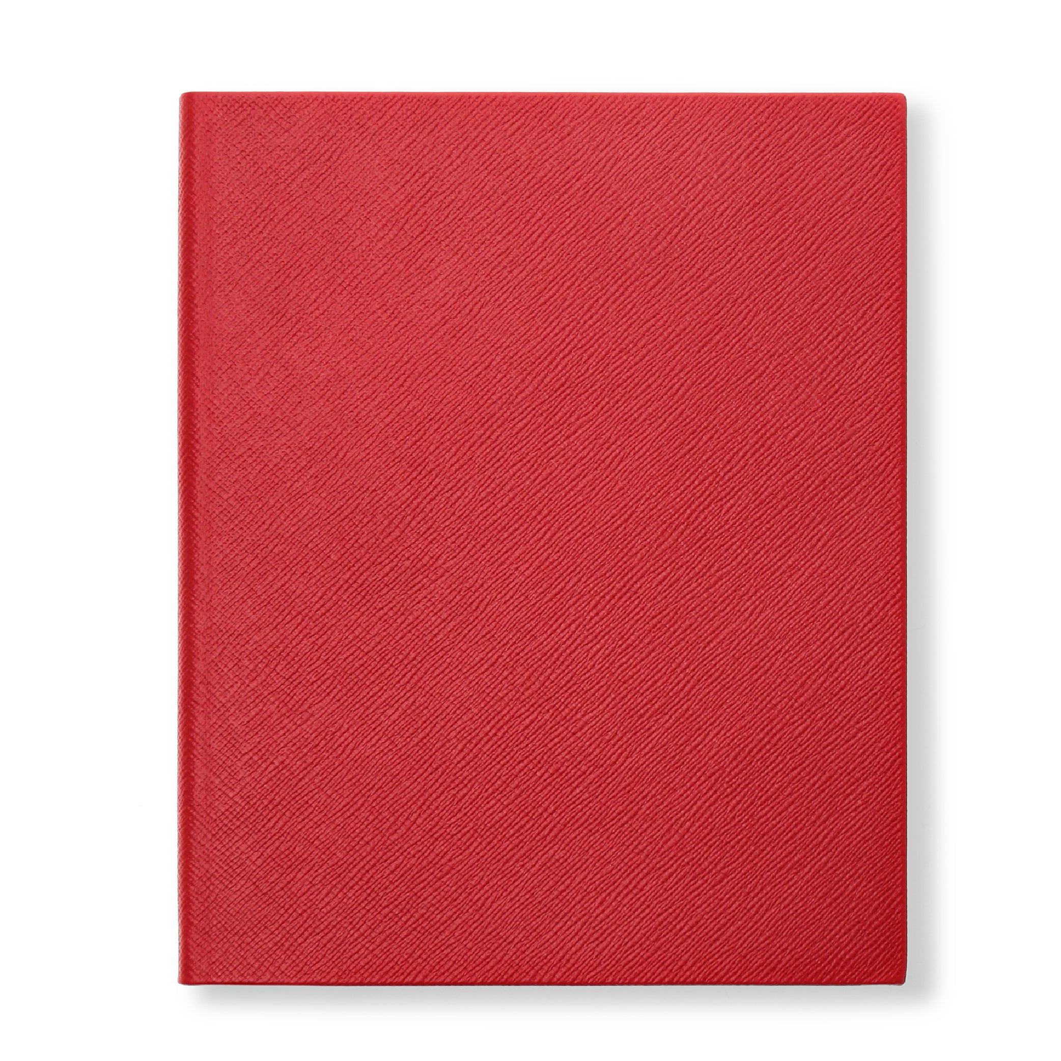 Portobello Notebook in Scarlet Red Panama