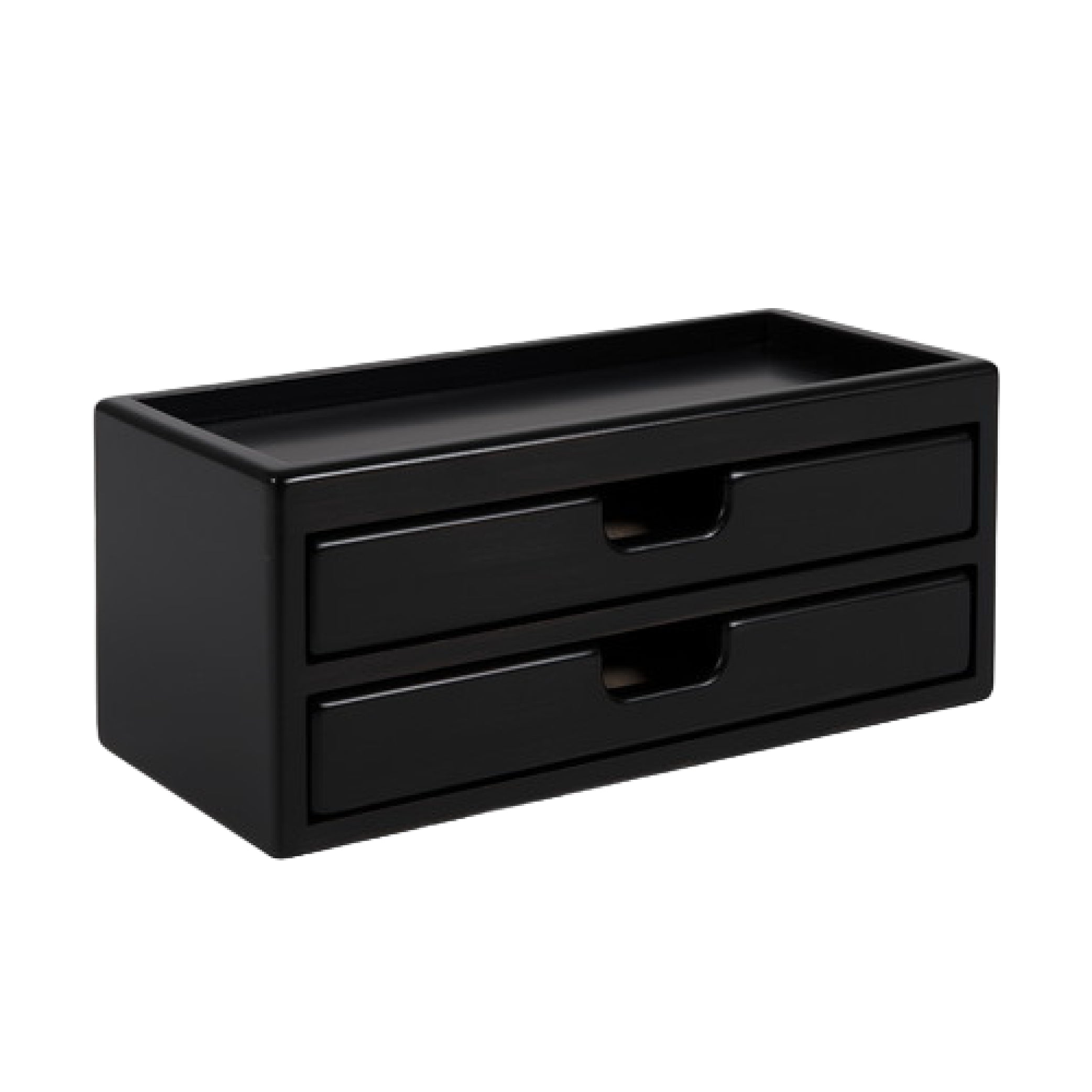 Wooden 8 Fountain Pen Box Black