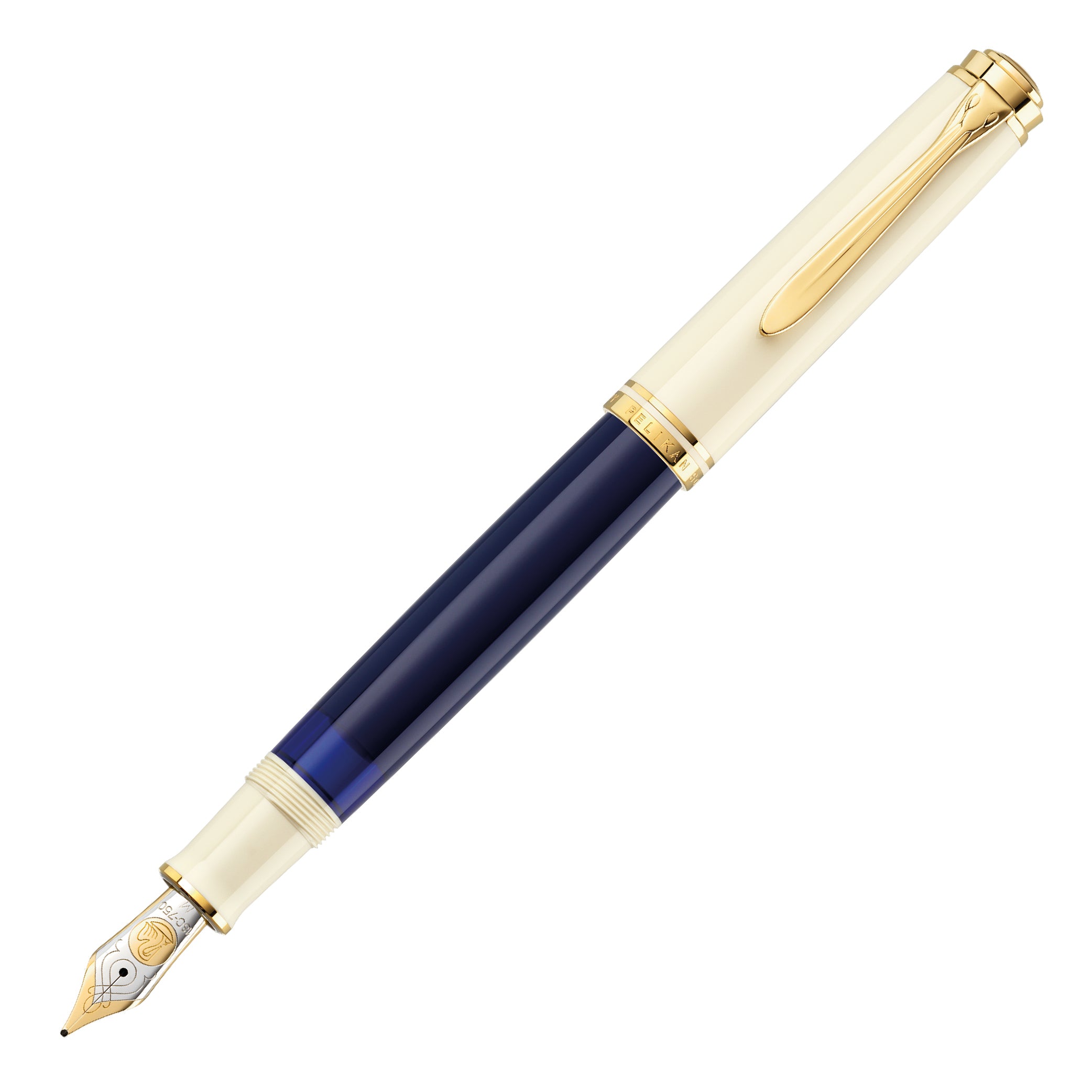 Souverän M800 Cream Blue Special Edition Fountain Pen