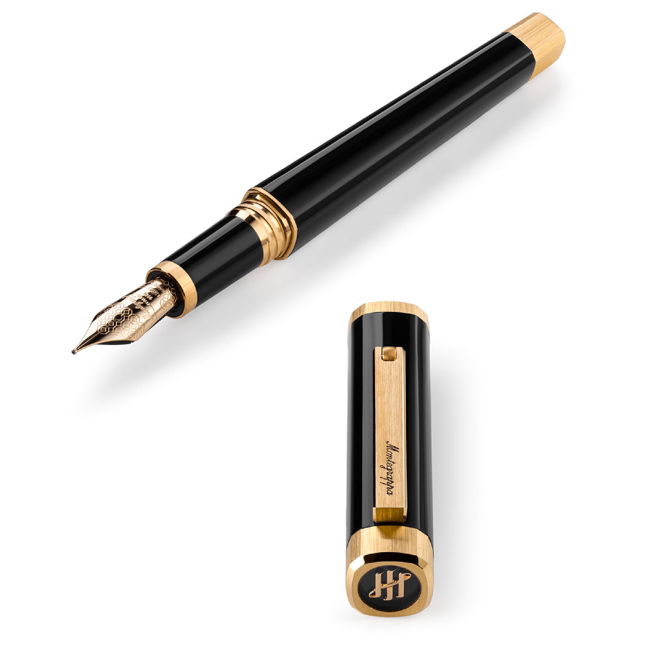 MONTEGRAPPA Quattro Yellow Gold Fountain Pen