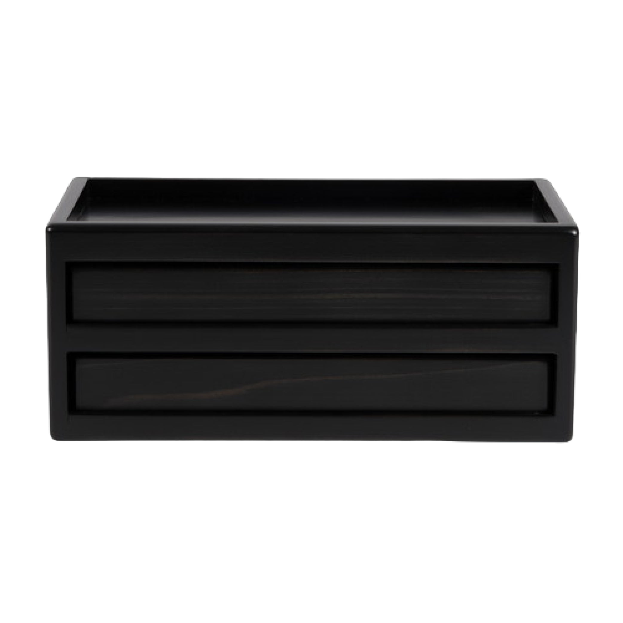 Wooden 8 Fountain Pen Box Black