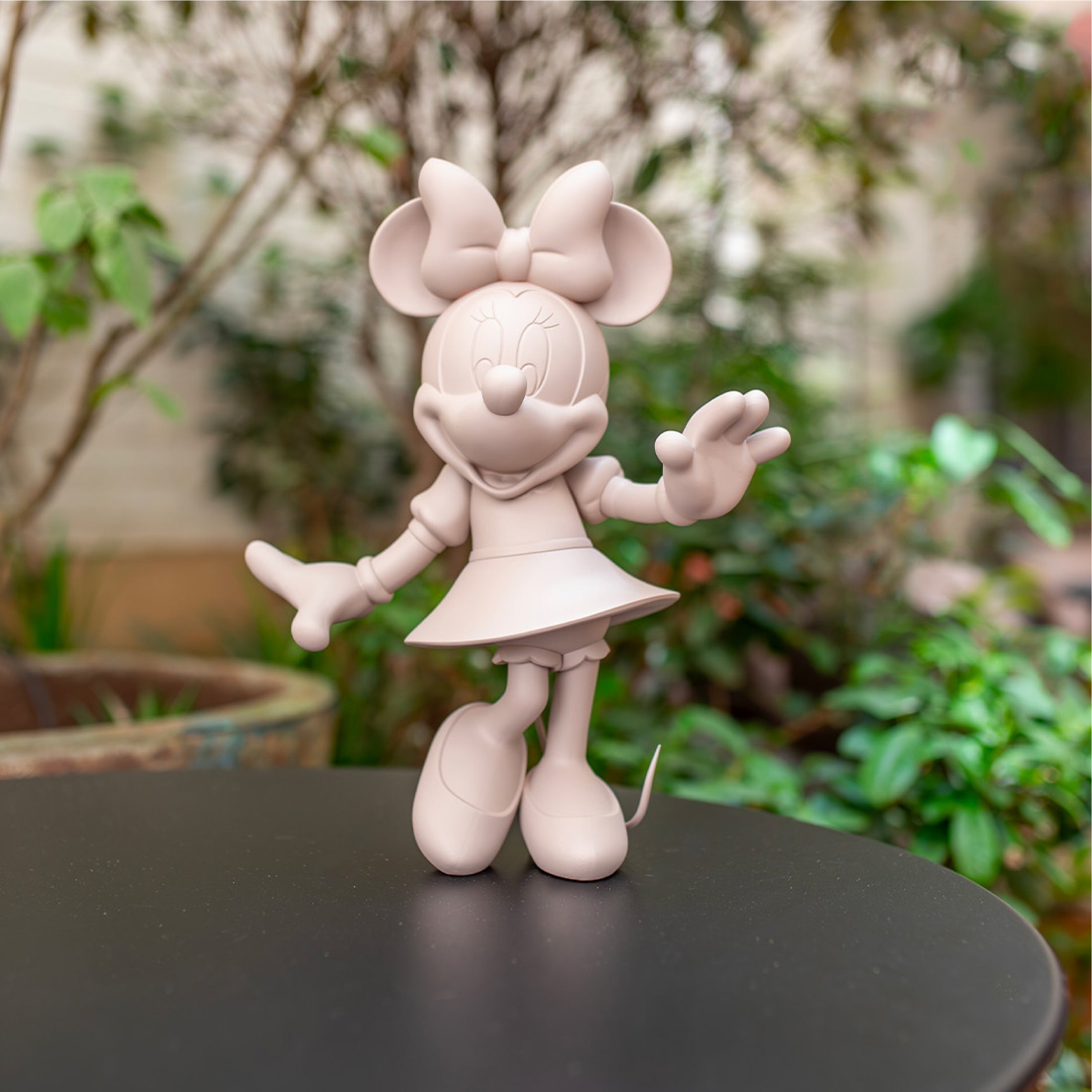 Minnie Welcome Matt White- 31CM