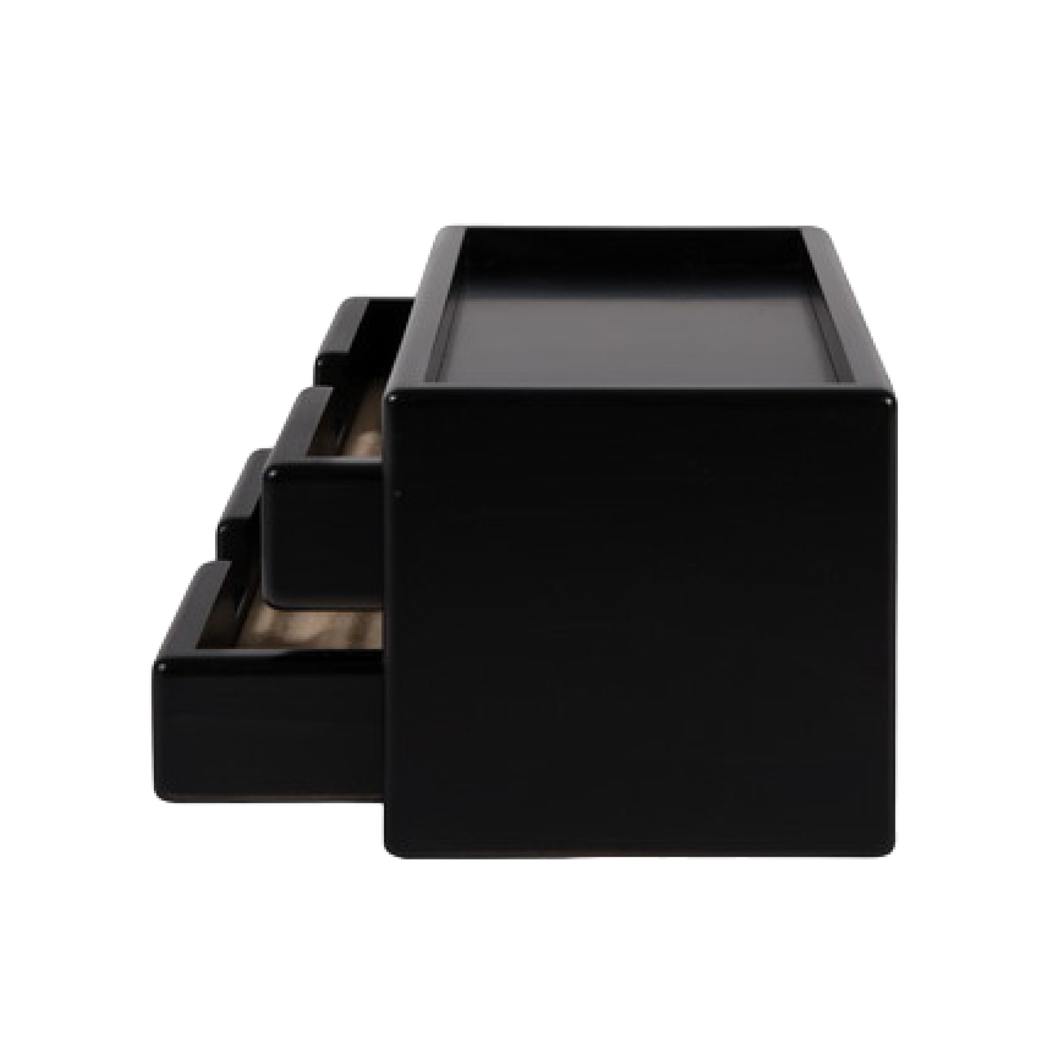 Wooden 8 Fountain Pen Box Black