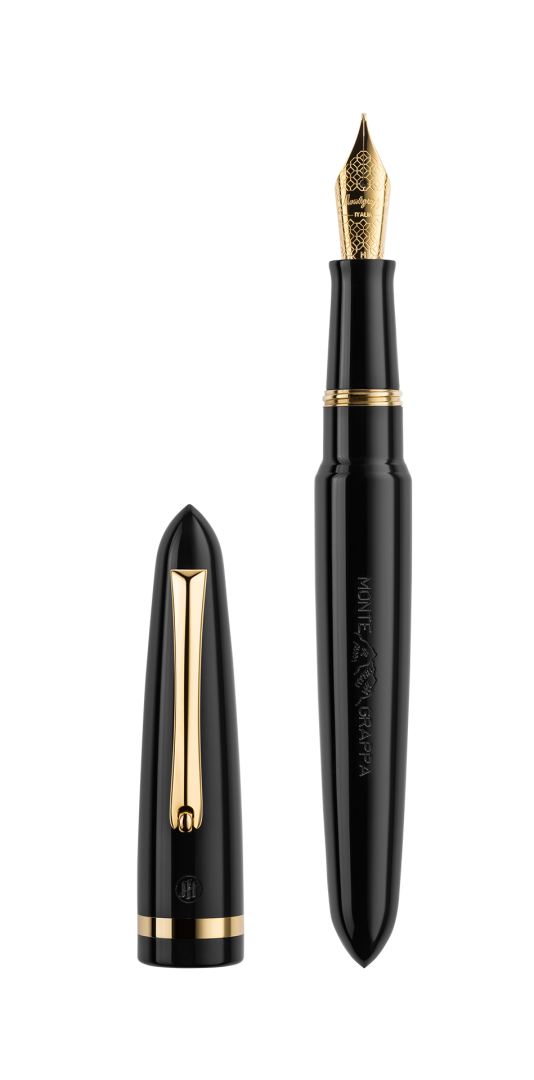 MONTEGRAPPA Venetia Black Fountain Pen