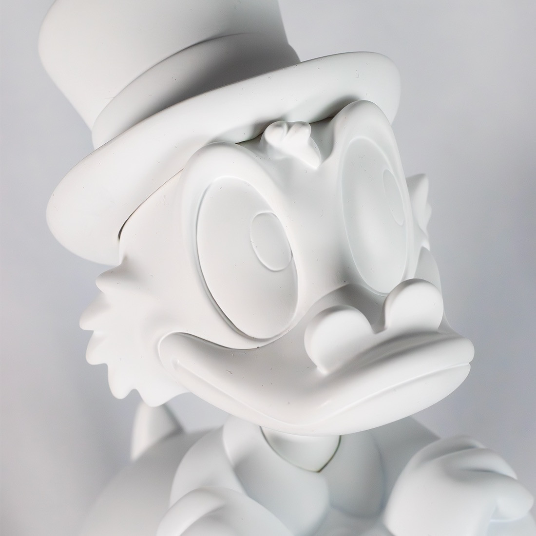 Uncle Scrooge Ingots Matte White and Chromed Gold - 30CM