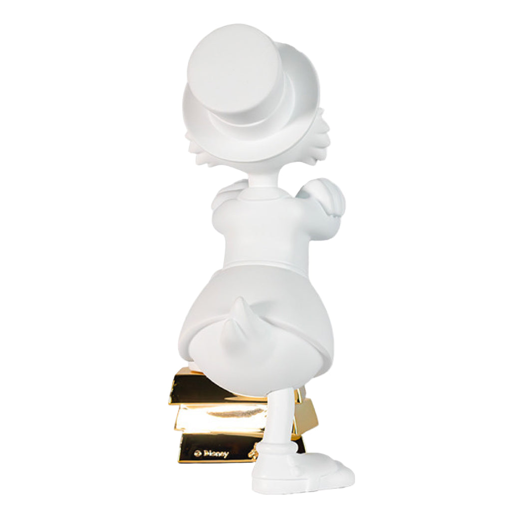 Uncle Scrooge Ingots Matte White and Chromed Gold - 30CM