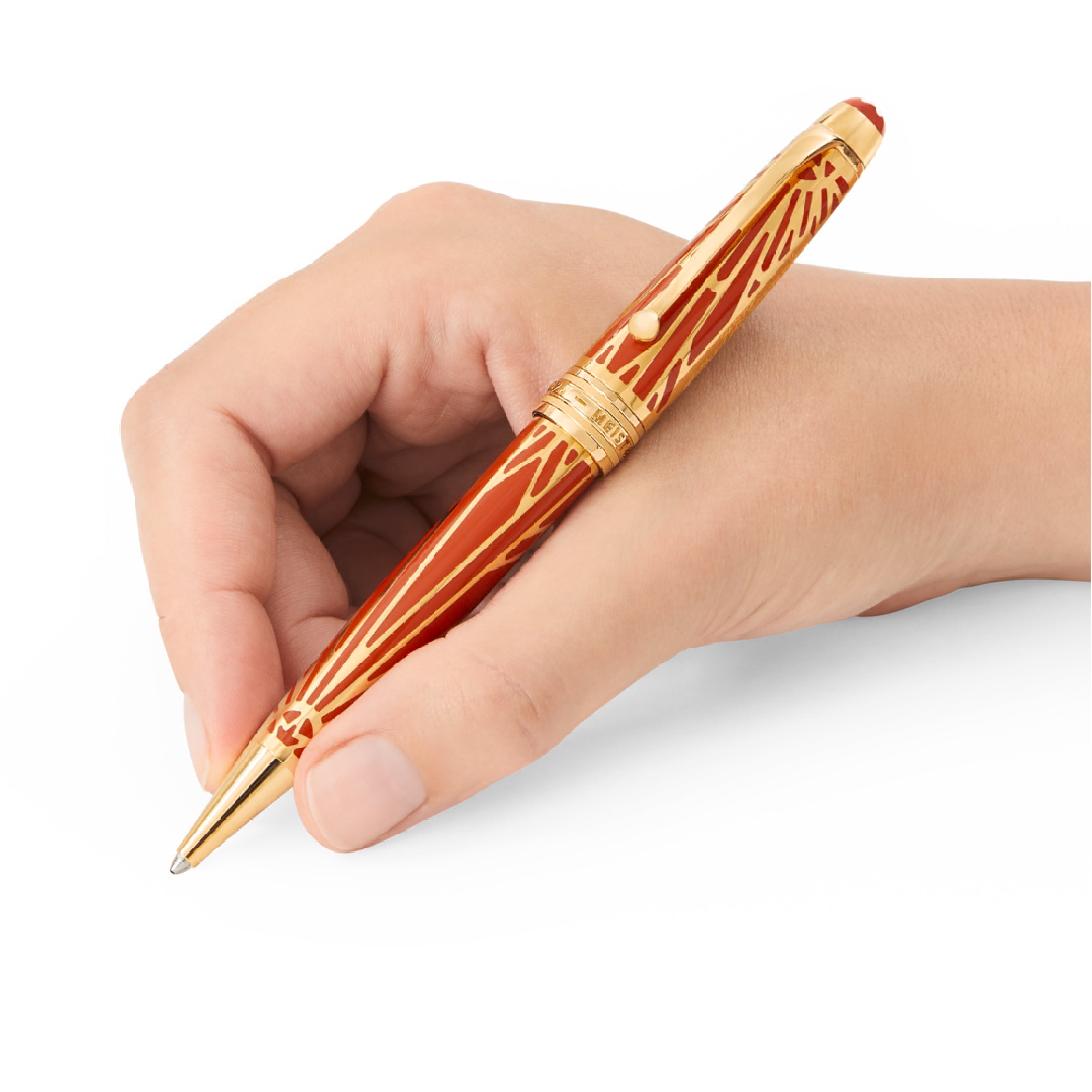 Meisterstück The Origin Sol Coral Solitaire Midsize Ballpoint