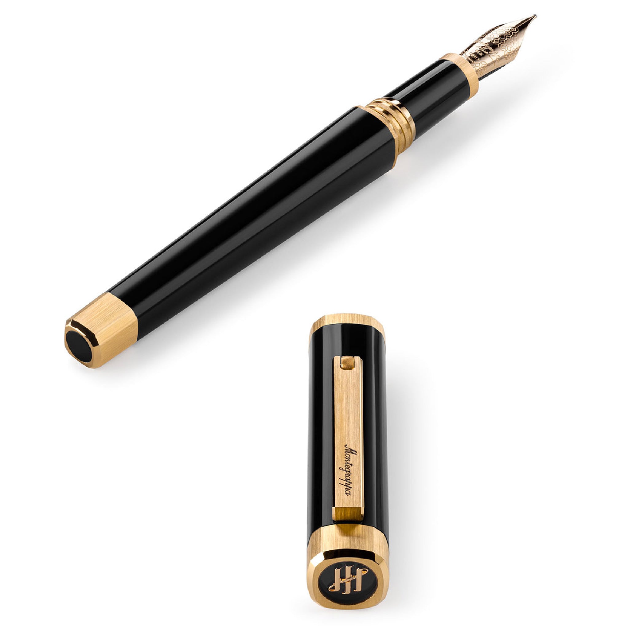MONTEGRAPPA Quattro Yellow Gold Fountain Pen