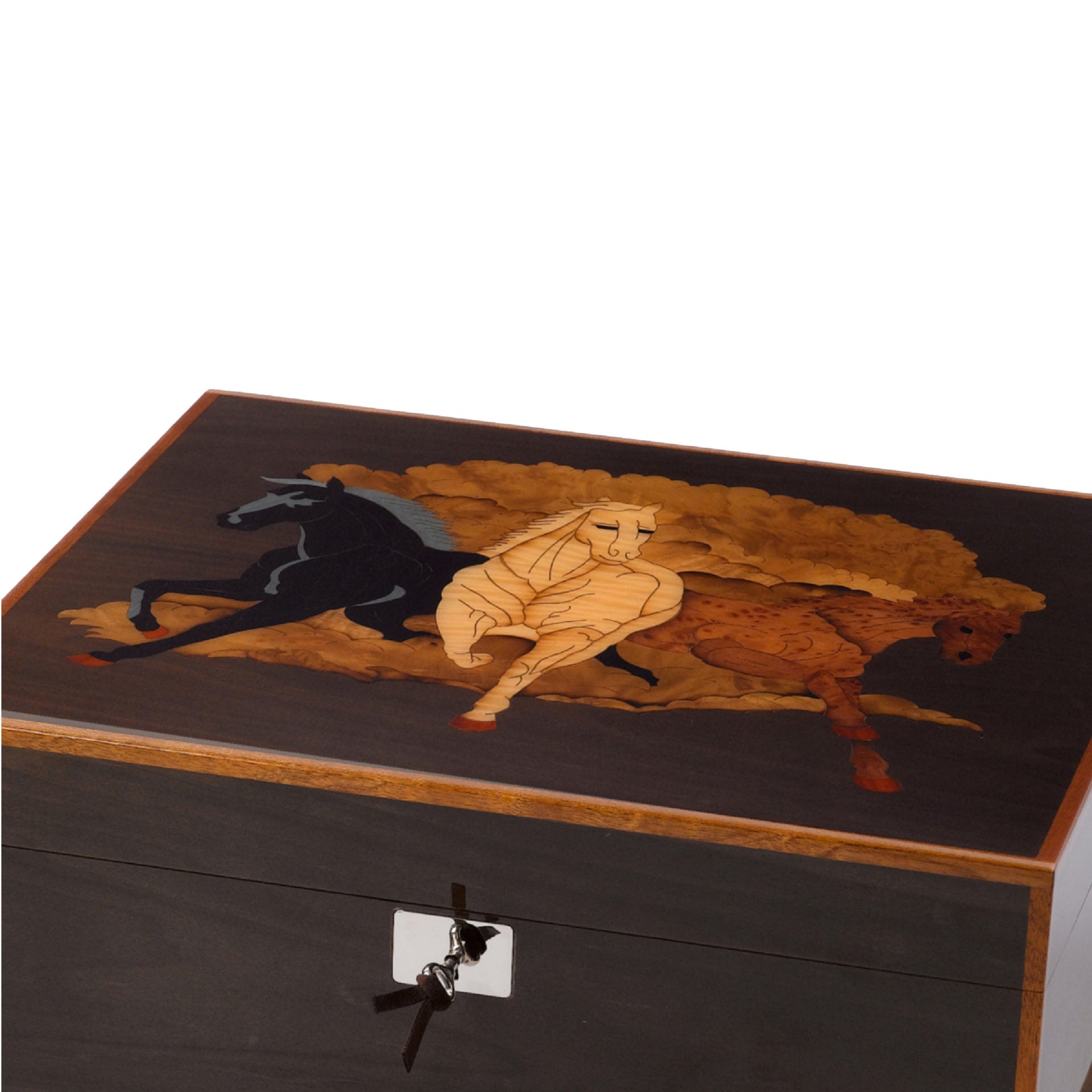 NALDI-ITALY Luxury Pen Box for 79 Pens Crazy Horses