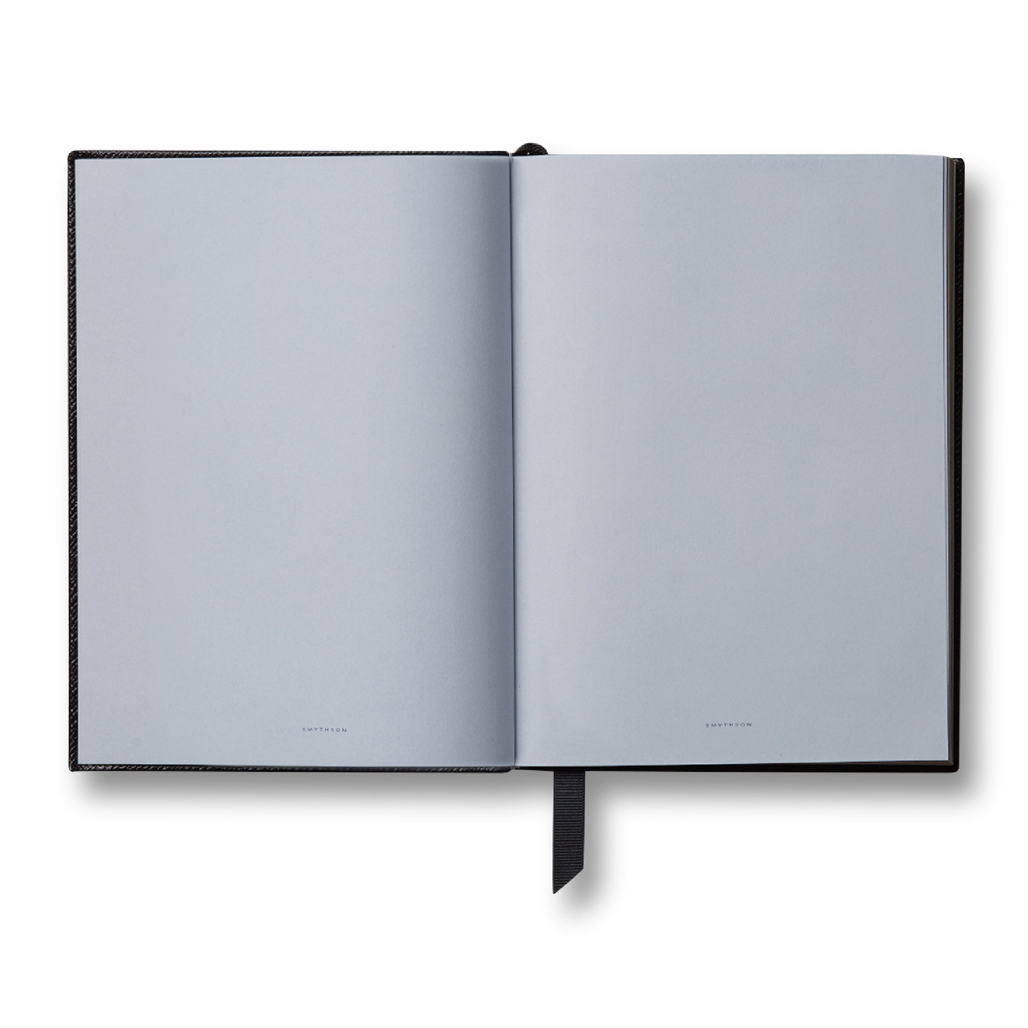 Plain Paged Soho Notebook in Black Panama