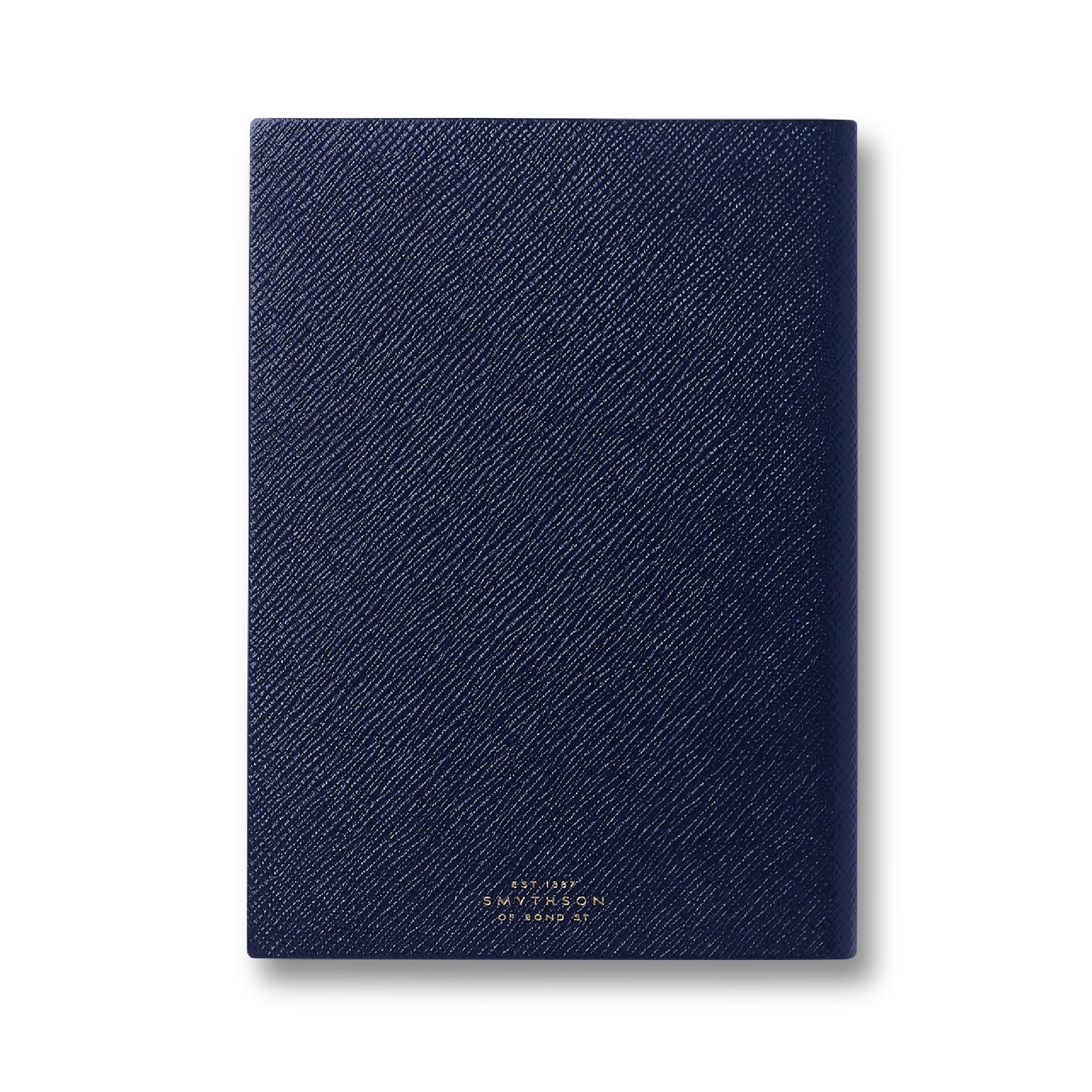 Plain Paged Soho Notebook in Navy Panama