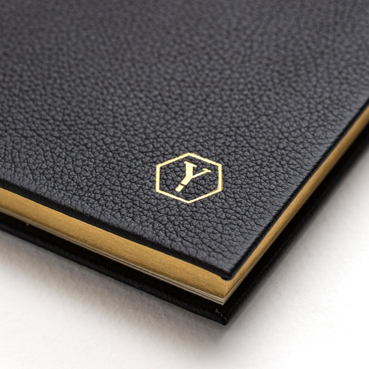 Sampson A5 Luxury Leather Black Notebook