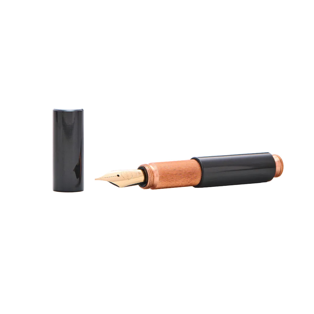 Pocketmaster Ebonite Black 1920 Copper Fountain Pen