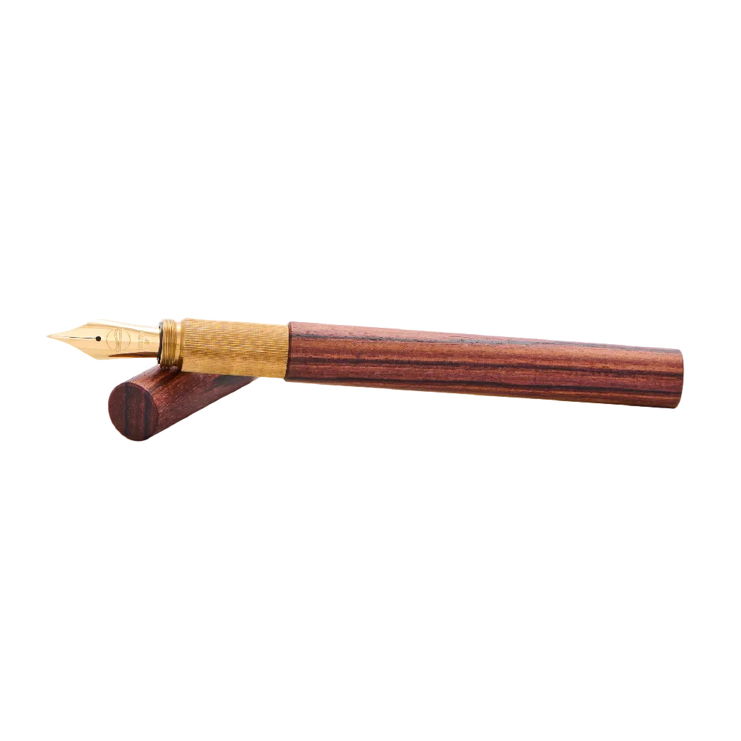 Shortcap Kingswood & Brass Fountain Pen