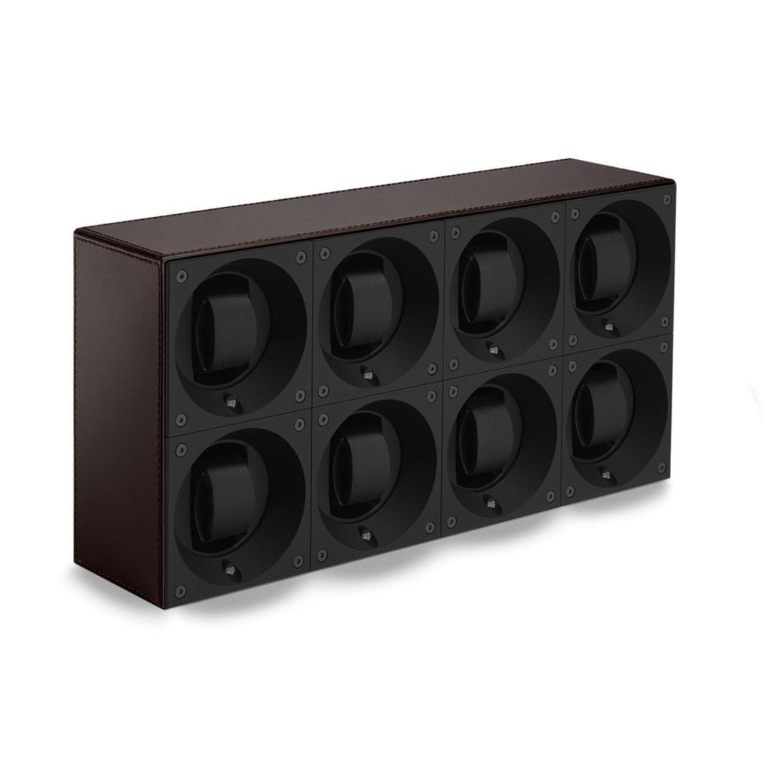 SWISS KUBIK Masterbox Octuple Brown Leather