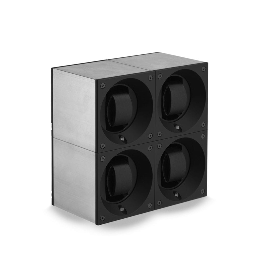 SWISS KUBIK Masterbox Quattro Brushed Aluminium
