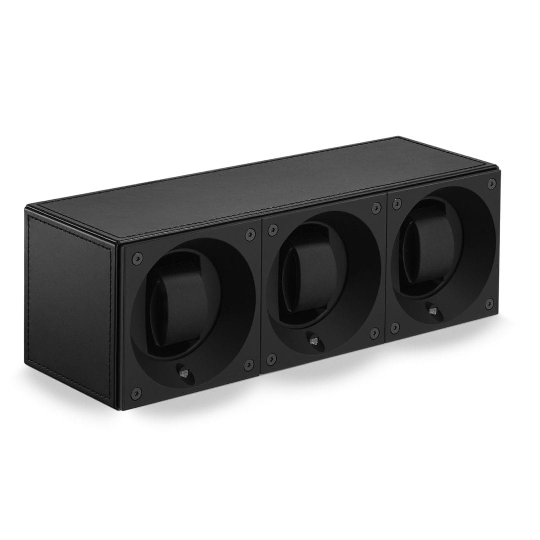 SWISS KUBIK Masterbox Trio Black Leather