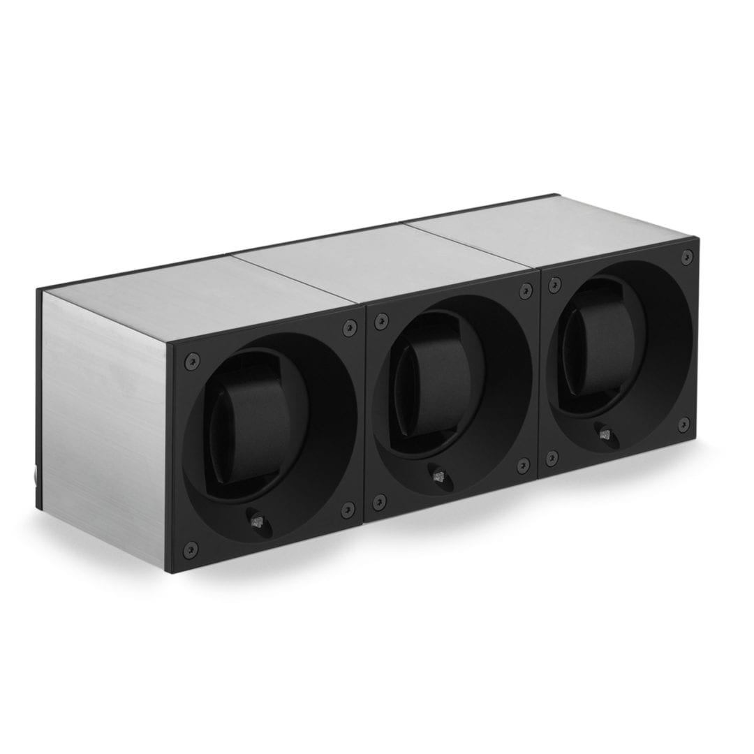 SWISS KUBIK Masterbox Trio Brushed Aluminium