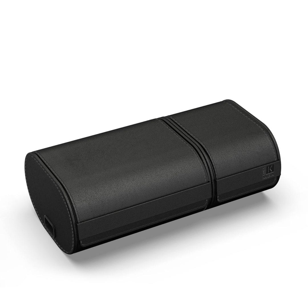 SWISS KUBIK Travelbox Black Leather